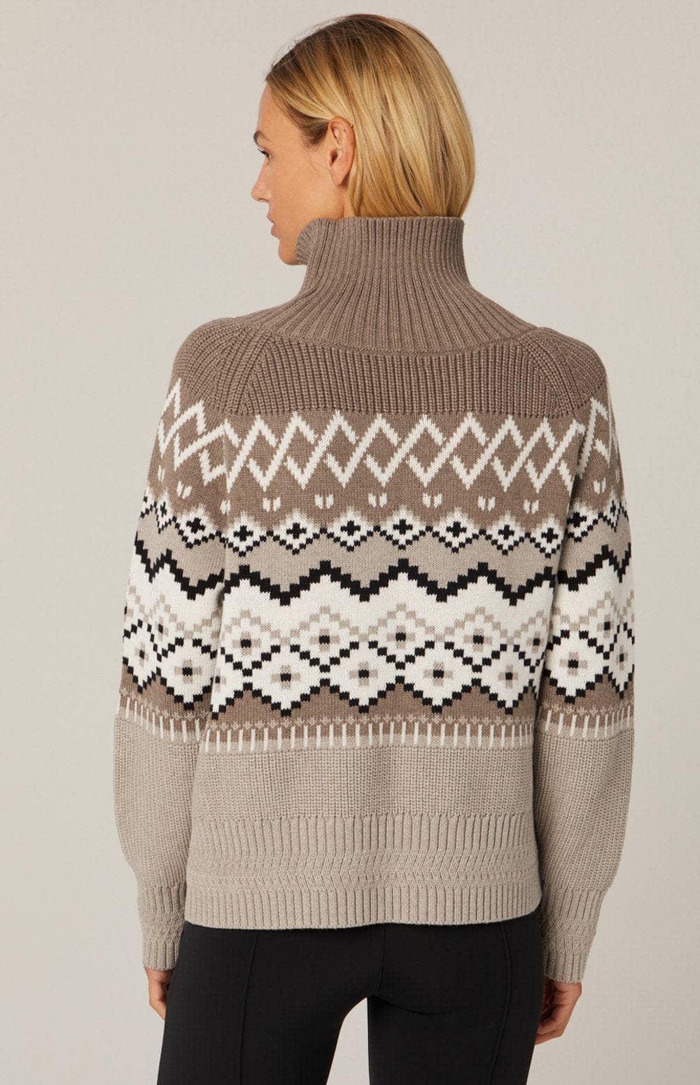 Leighton Mockneck Ski Sweater | ANR | Women's Sweater  Alp N Rock Sweater Leighton Mockneck Ski Sweater | Heather Birch