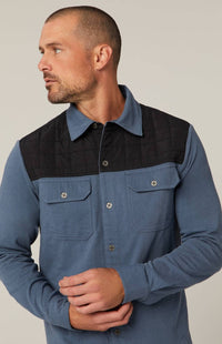 Roger Button Down | Slate Blue