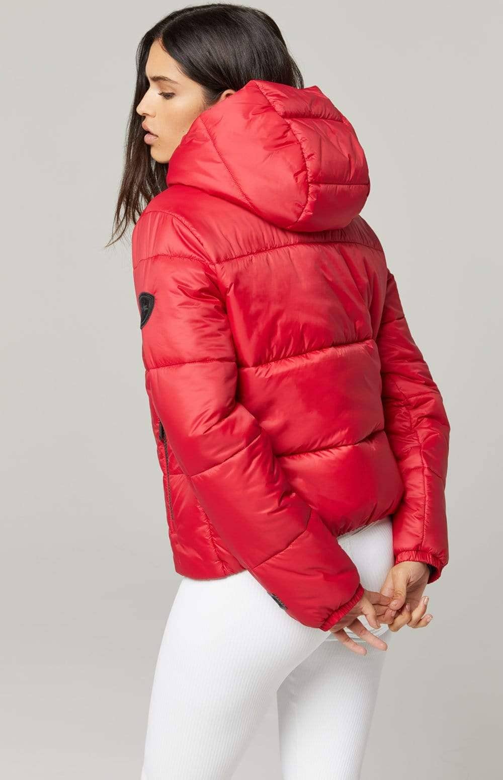 Denali Bomber Jacket by Alp N Rock, Women's Bright Red Bomber Jacket