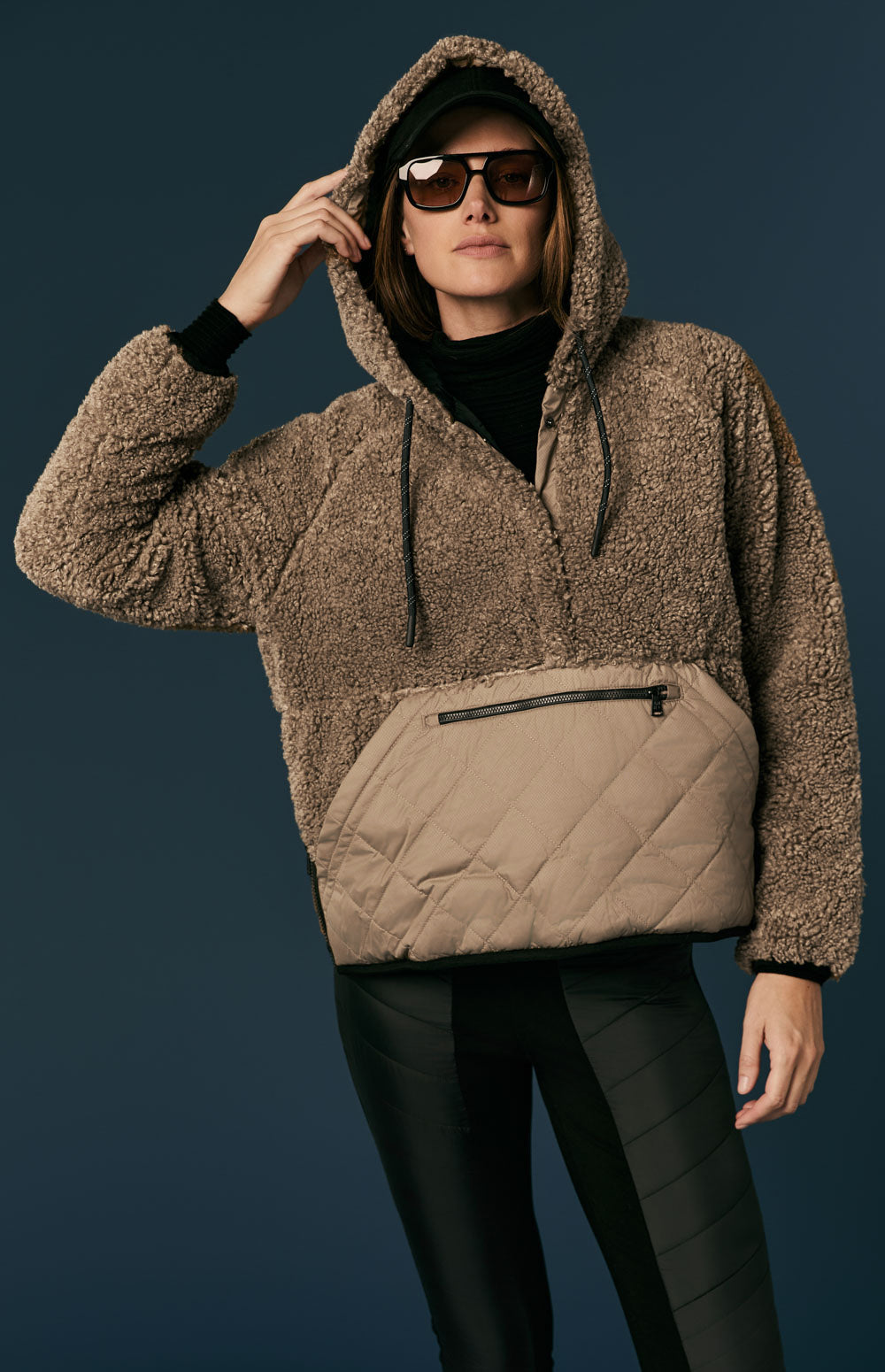 Alpine Pullover Jacket, Dark Khaki | Alp N Rock Alp N Rock Womens Outerwear Alpine Pullover Jacket | Dark Khaki