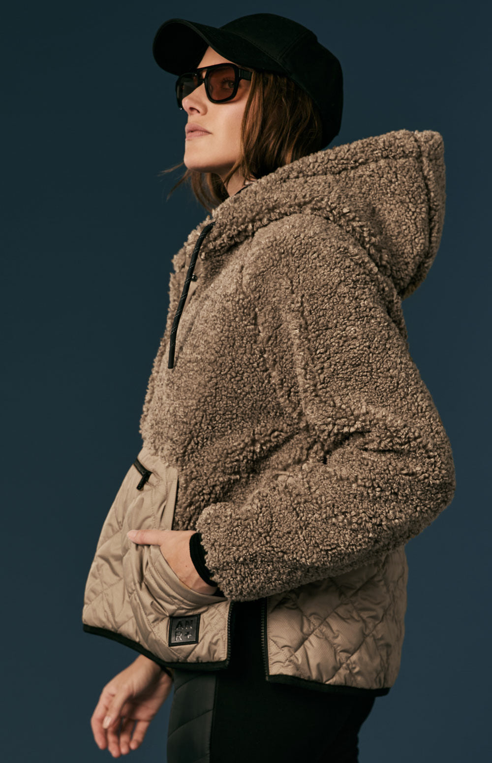 Alpine Pullover Jacket, Dark Khaki | Alp N Rock Alp N Rock Womens Outerwear Alpine Pullover Jacket | Dark Khaki