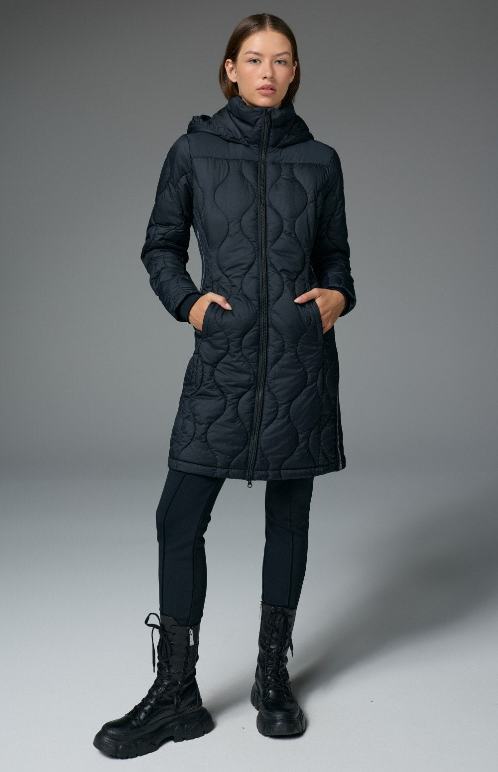 Chamonix Long Jacket, Black | Alp N Rock Alp N Rock Womens Outerwear Chamonix Long Jacket | Black