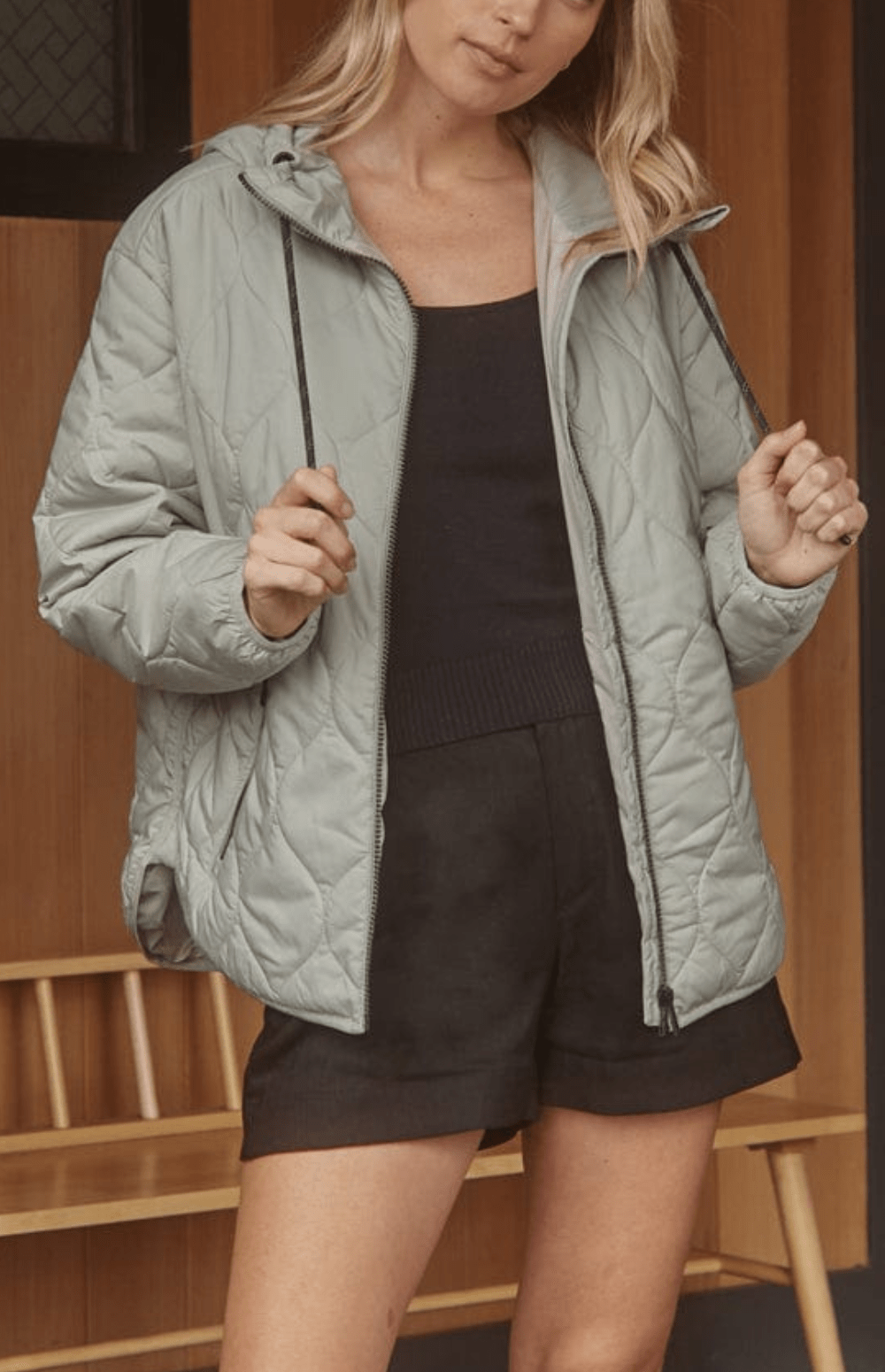 Hadley Hoodie Jacket, Celadon | Alp N Rock | Women's Jacket Alp N Rock Womens Outerwear Hadley Hoodie Jacket | Celadon - Preloved