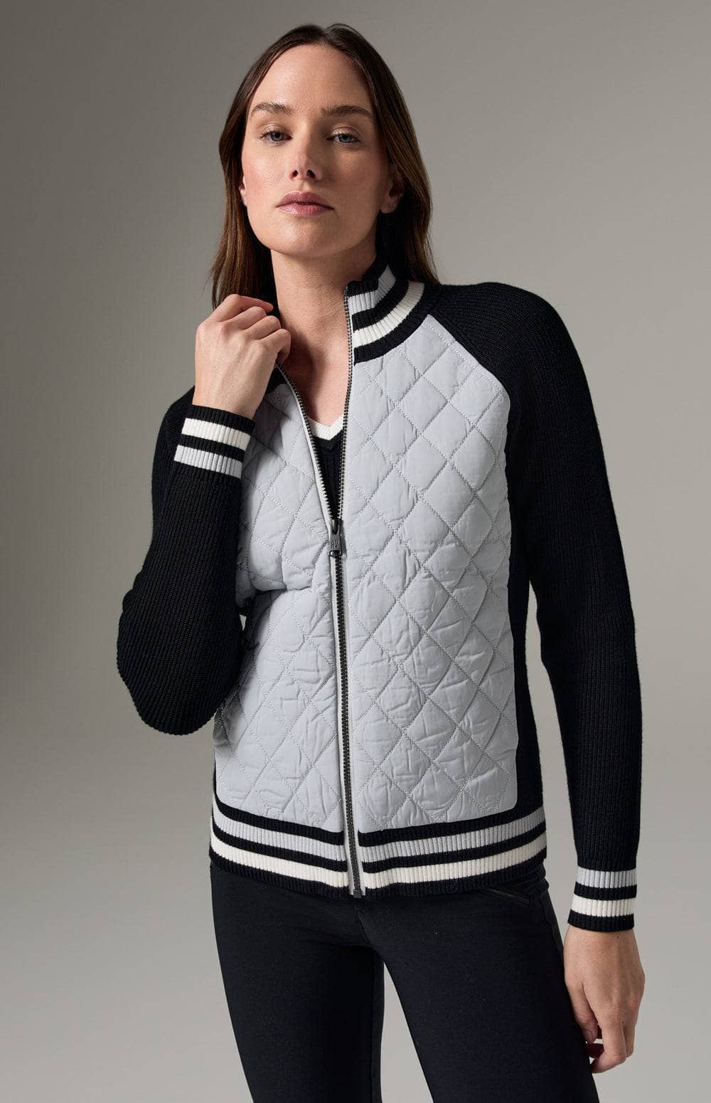 Harlow Quilted Jacket, Silver | Alp N Rock | Women's Outerwear Alp N Rock Womens Outerwear Harlow Quilted Jacket | Silver