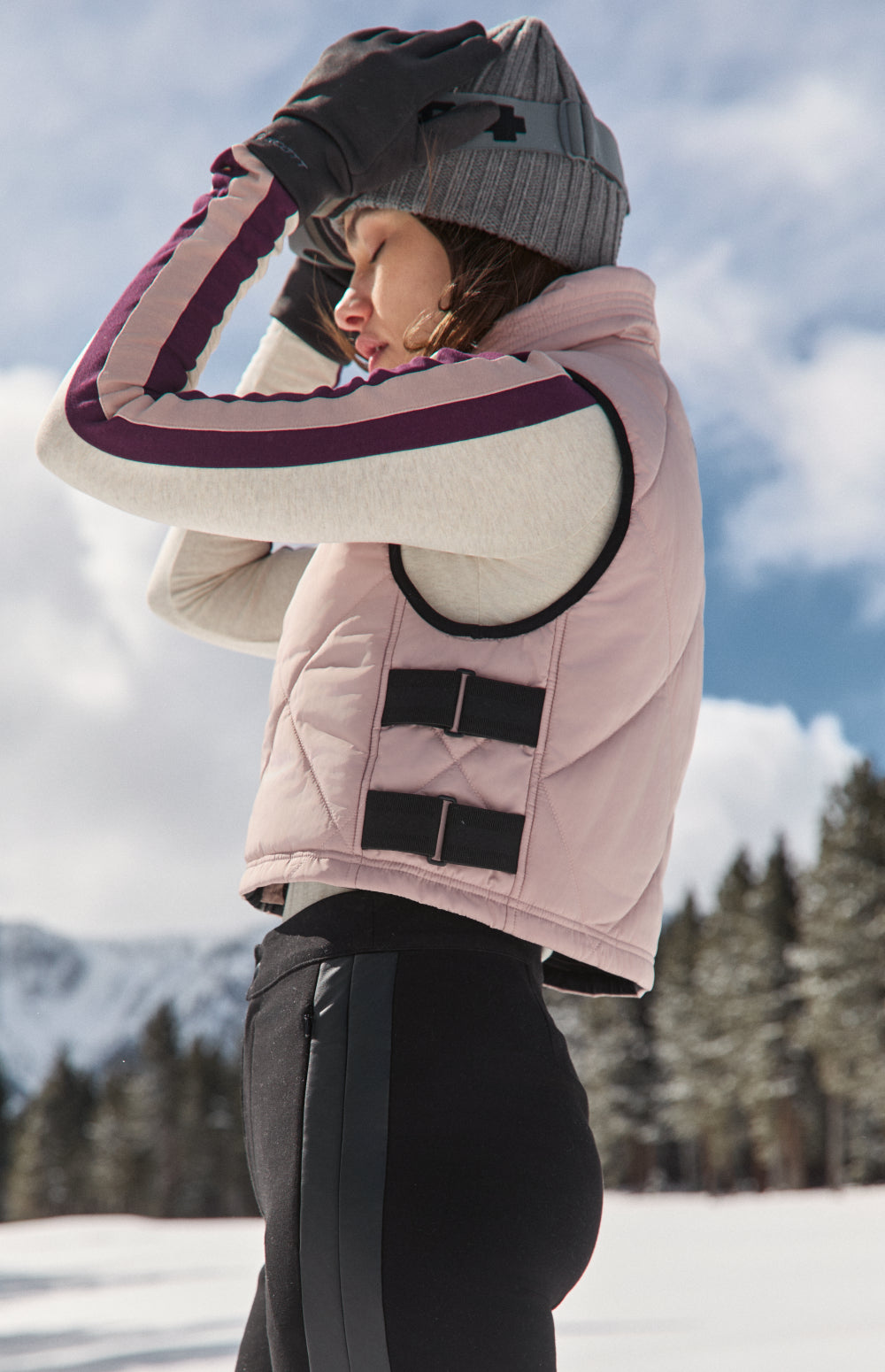 La Vitesse II Cropped Vest, Rose | Alp N Rock Alp N Rock Womens Outerwear La Vitesse II Cropped Vest | Rose