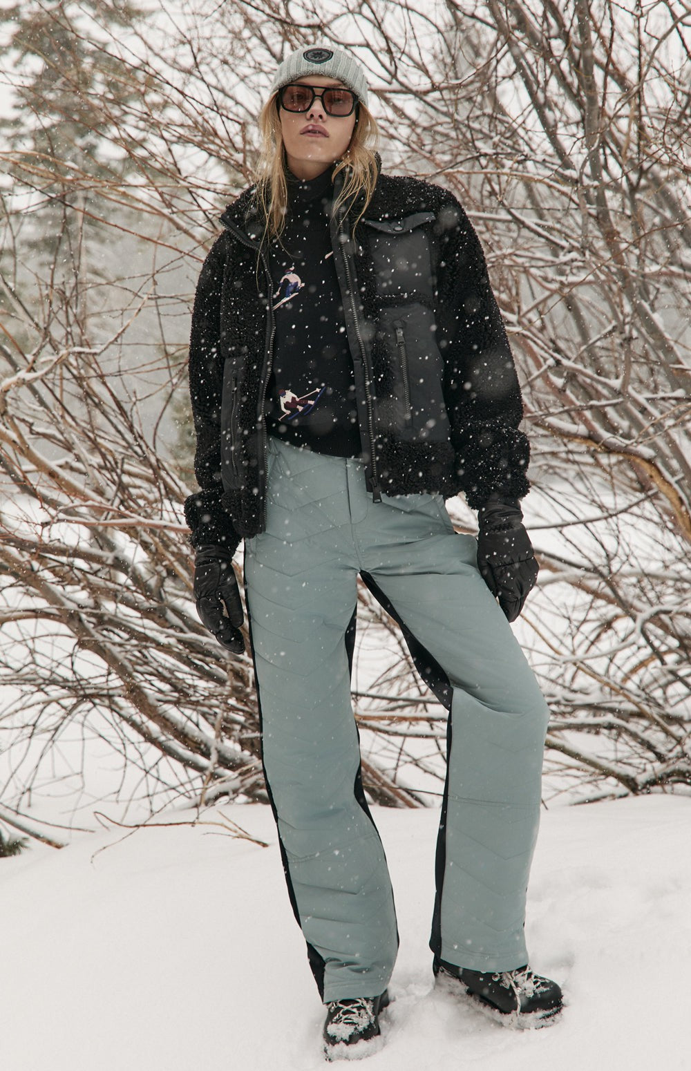Noelle Shearling Jacket, Black | Alp N Rock | Women's Jacket Alp N Rock Womens Outerwear Noelle II Shearling Jacket | Black