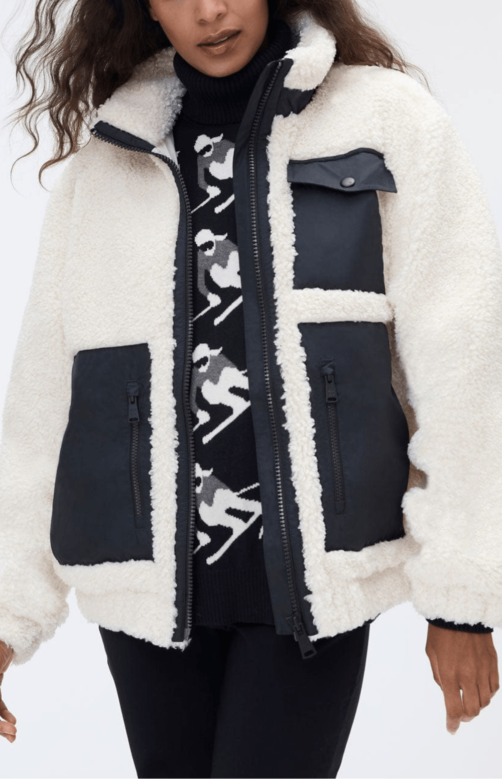 Noelle Shearling Jacket, Ivory | Alp N Rock | Women's Jacket Alp N Rock Womens Outerwear Noelle II Shearling Jacket | Ivory - Preloved