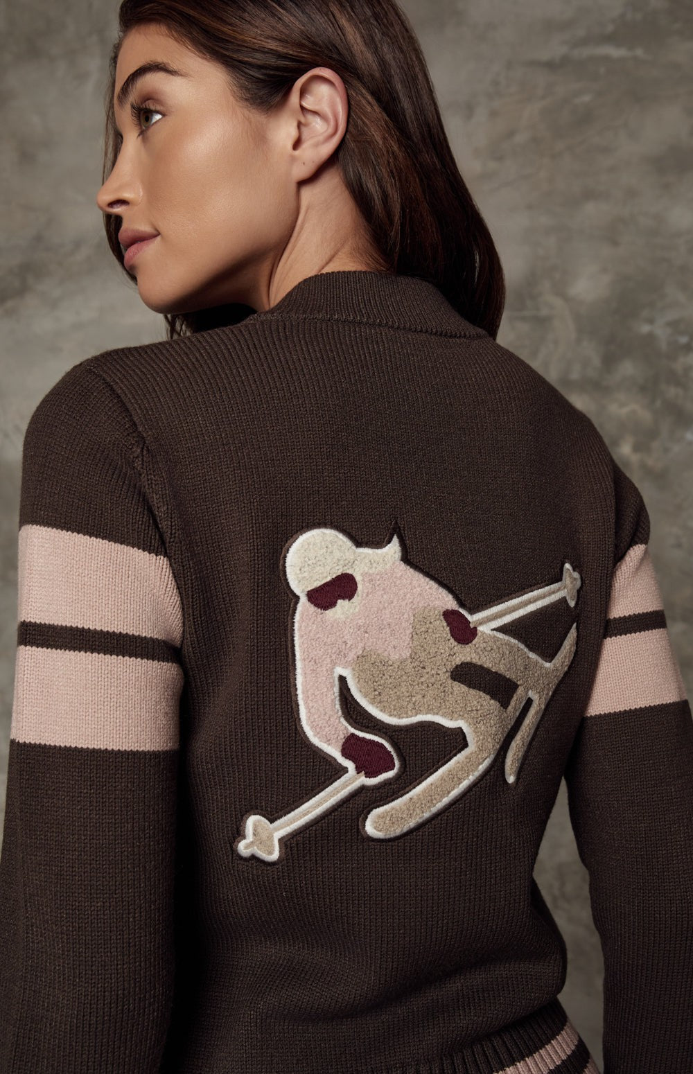 Rory Zip Front Sweater Jacket, Coffee | Alp N Rock Alp N Rock Womens Outerwear Rory Zip Front Sweater Jacket | Coffee