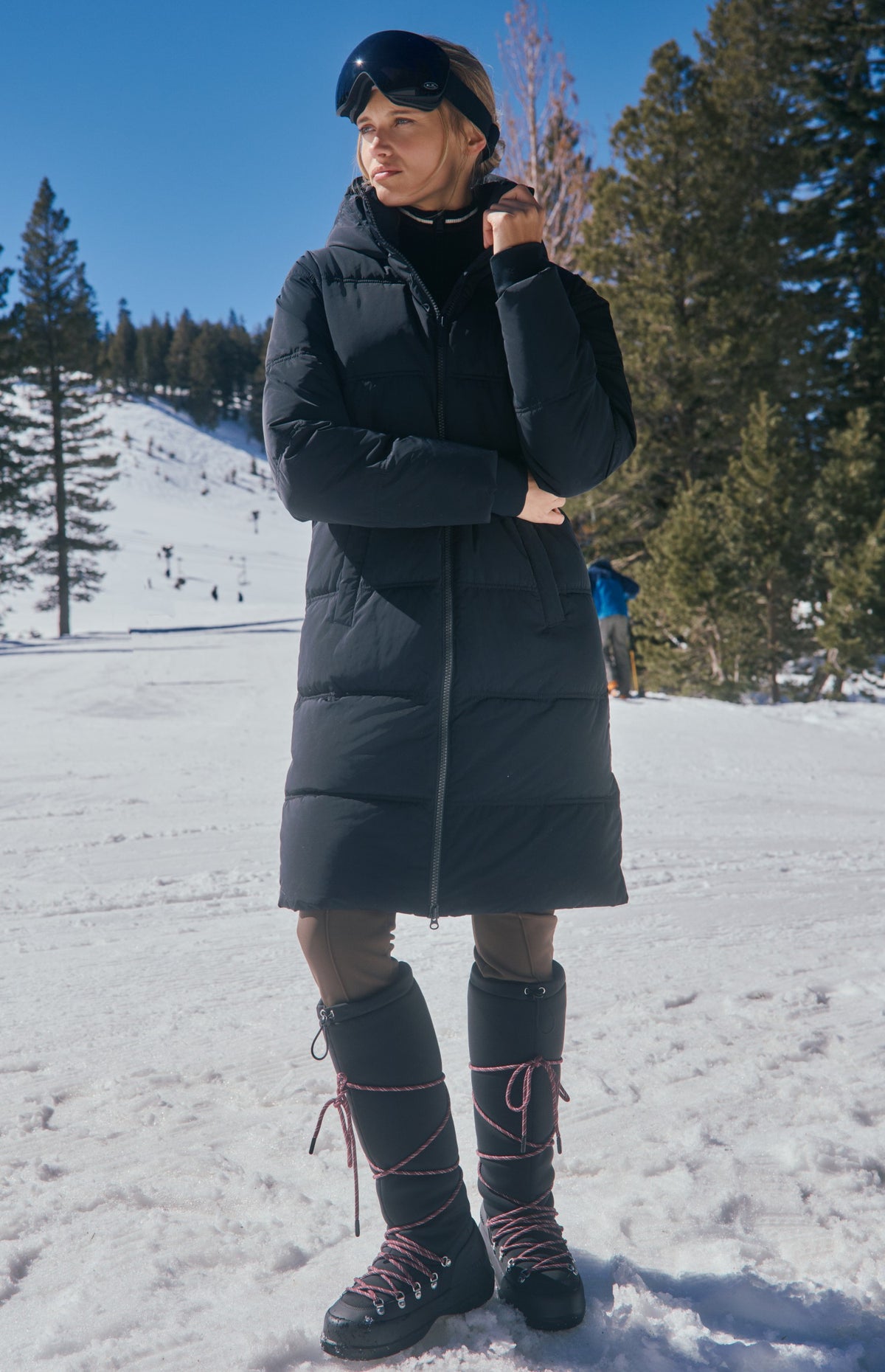 Salzburg Hooded Long Jacket, Black | Alp N Rock Alp N Rock Womens Outerwear Salzburg Hooded Long Jacket | Black