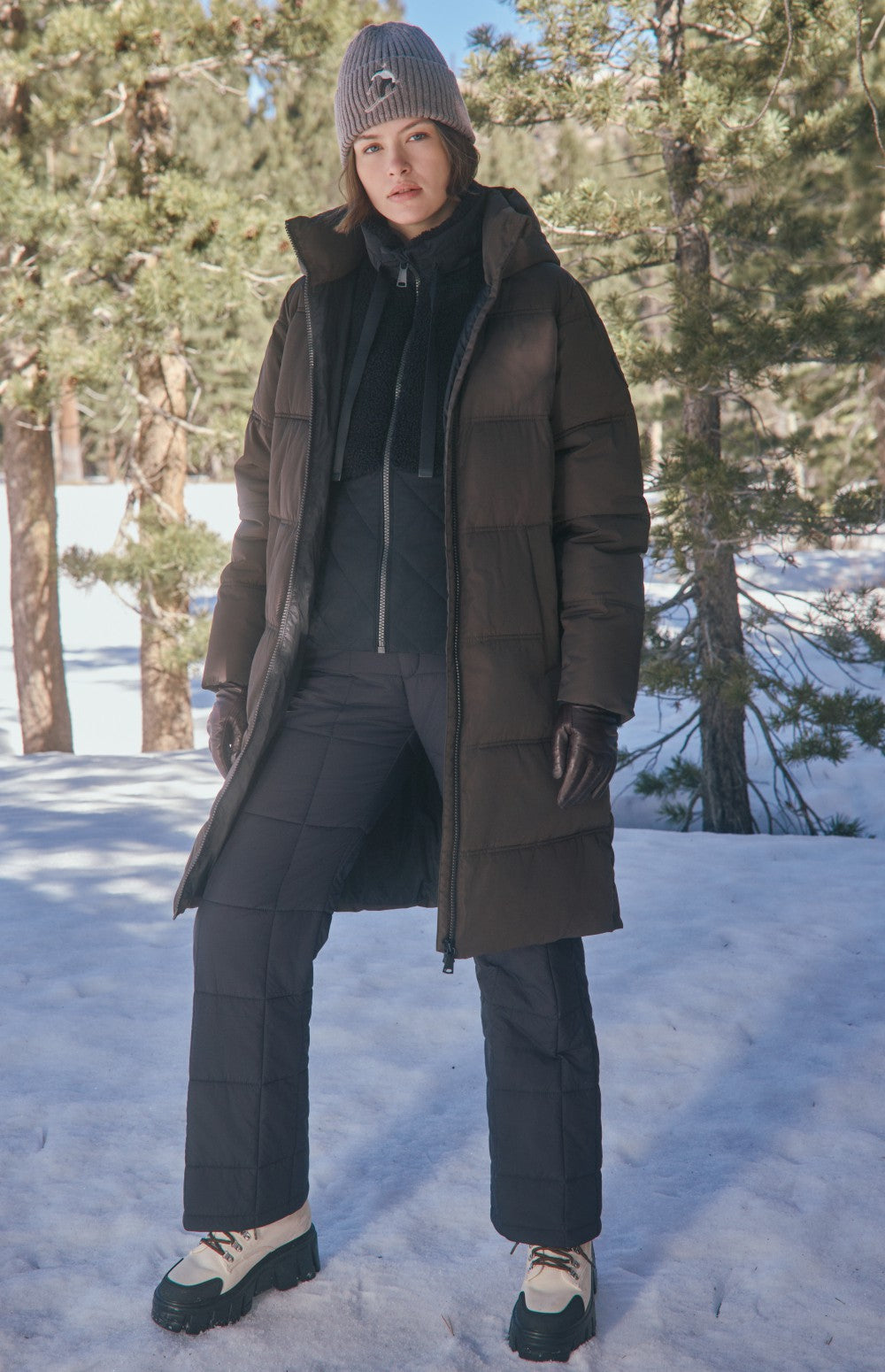 Salzburg Hooded Long Jacket, Coffee | Alp N Rock Alp N Rock Womens Outerwear Salzburg Hooded Long Jacket | Coffee