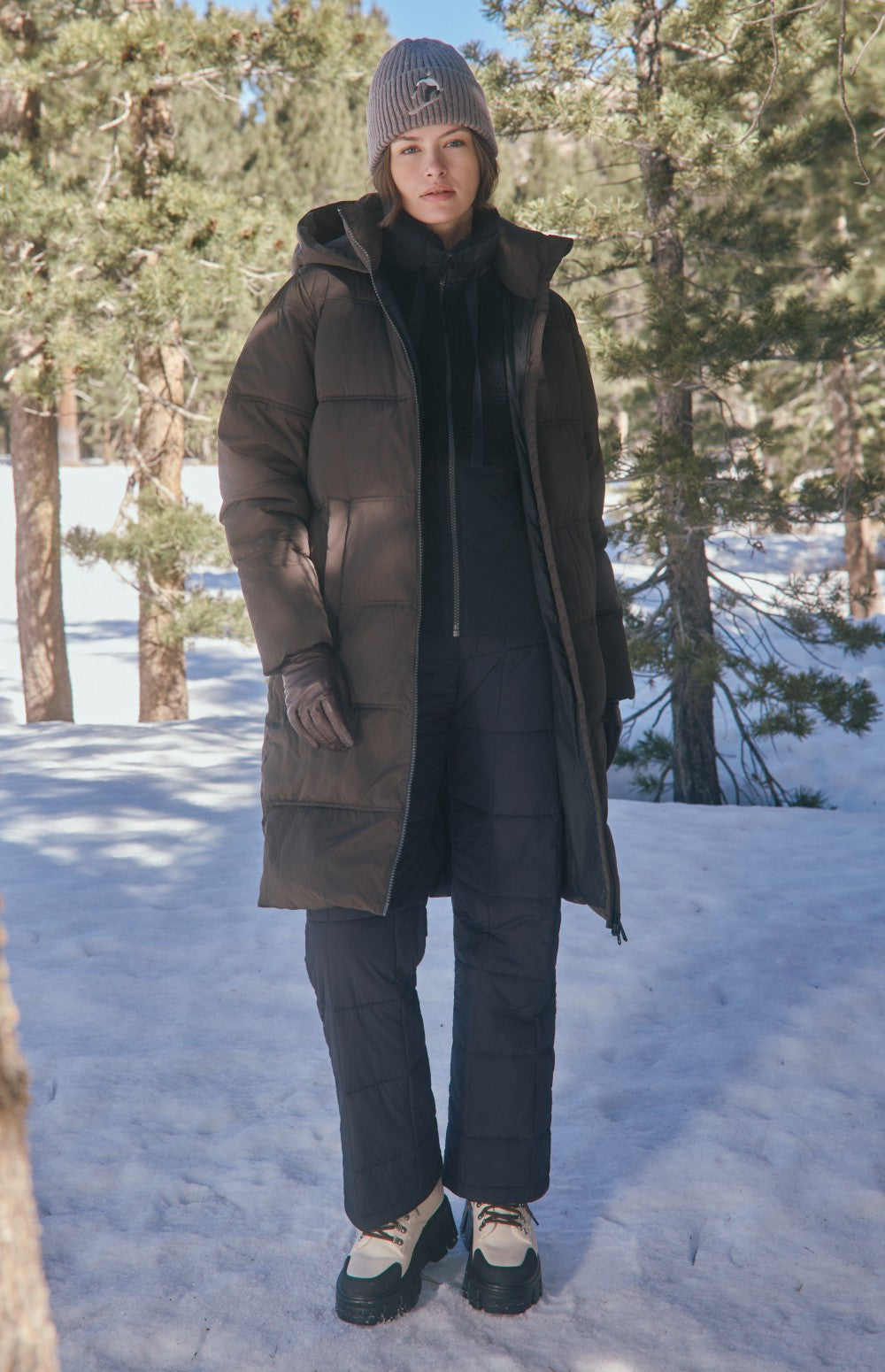 Salzburg Hooded Long Jacket, Coffee | Alp N Rock Alp N Rock Womens Outerwear Salzburg Hooded Long Jacket | Coffee