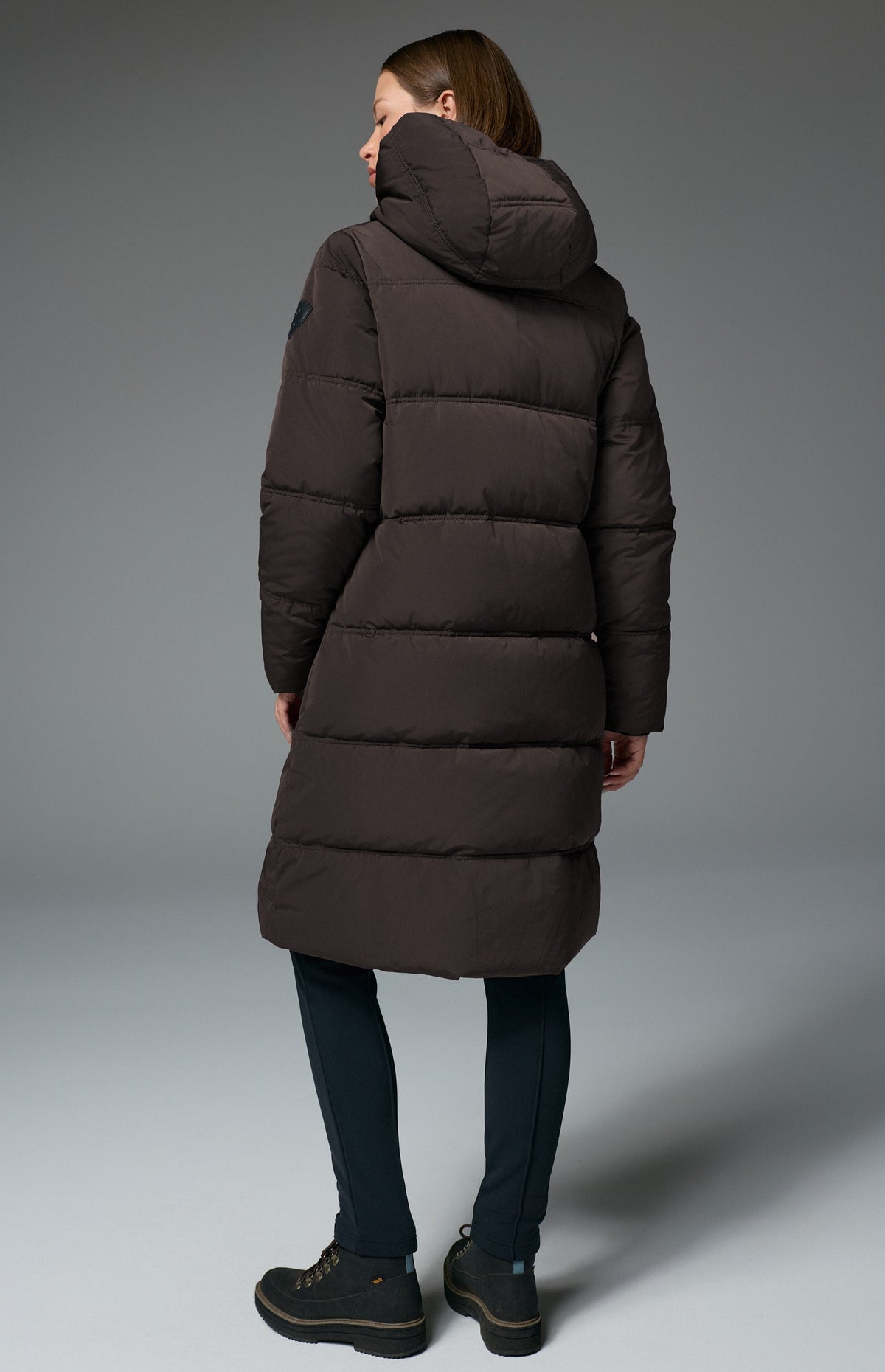 Salzburg Hooded Long Jacket, Coffee | Alp N Rock Alp N Rock Womens Outerwear Salzburg Hooded Long Jacket | Coffee