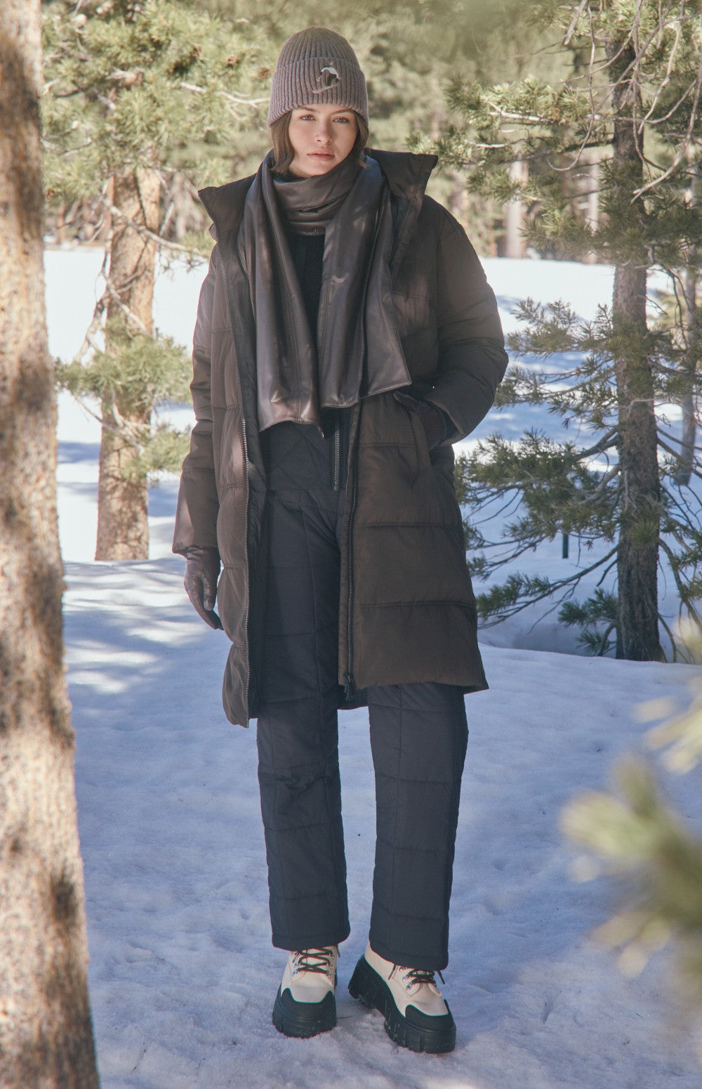 Salzburg Hooded Long Jacket, Coffee | Alp N Rock Alp N Rock Womens Outerwear Salzburg Hooded Long Jacket | Coffee