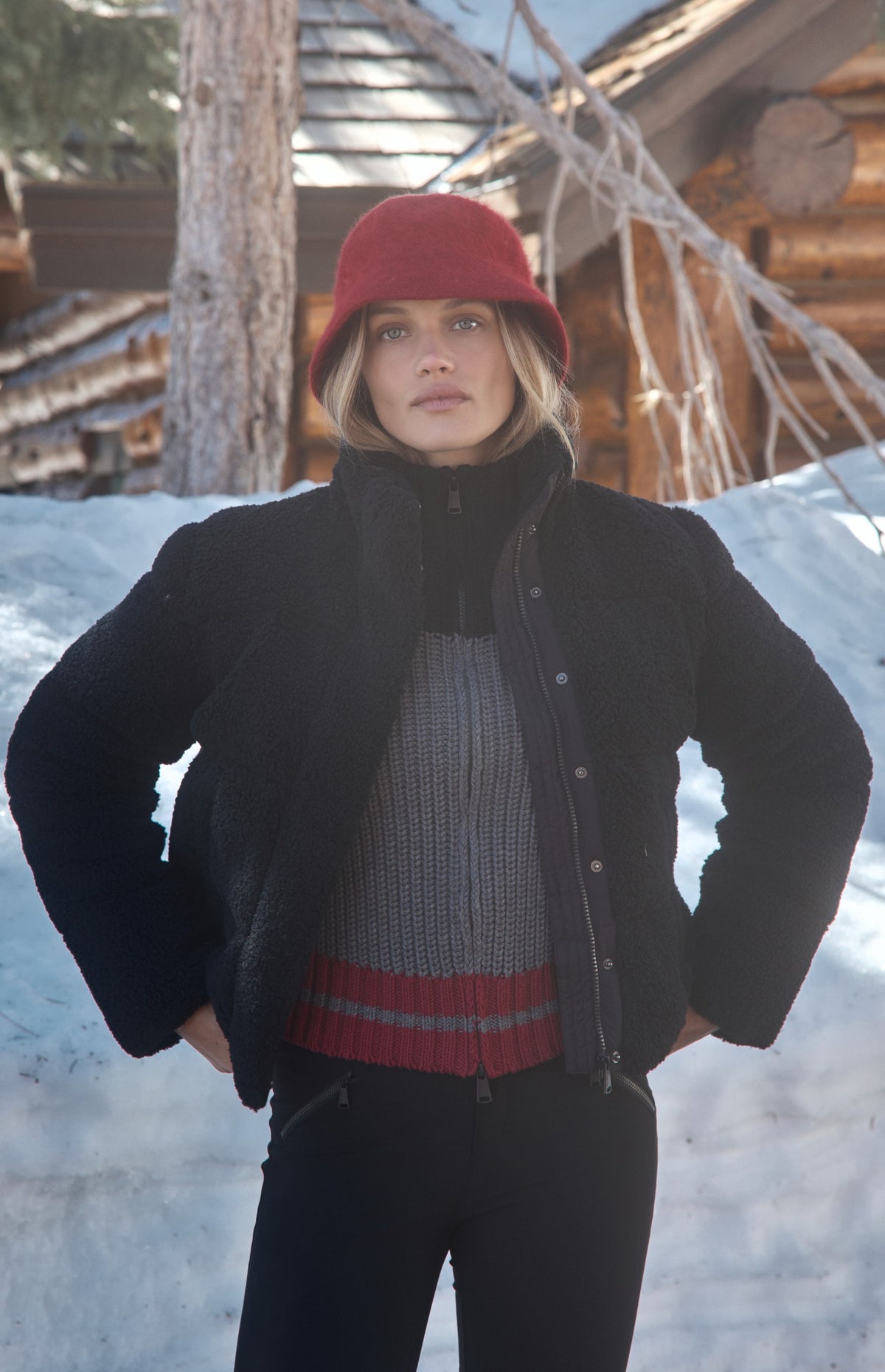 Serac Shearling Jacket, Black | Alp N Rock Alp N Rock Womens Outerwear Serac Shearling Jacket | Black
