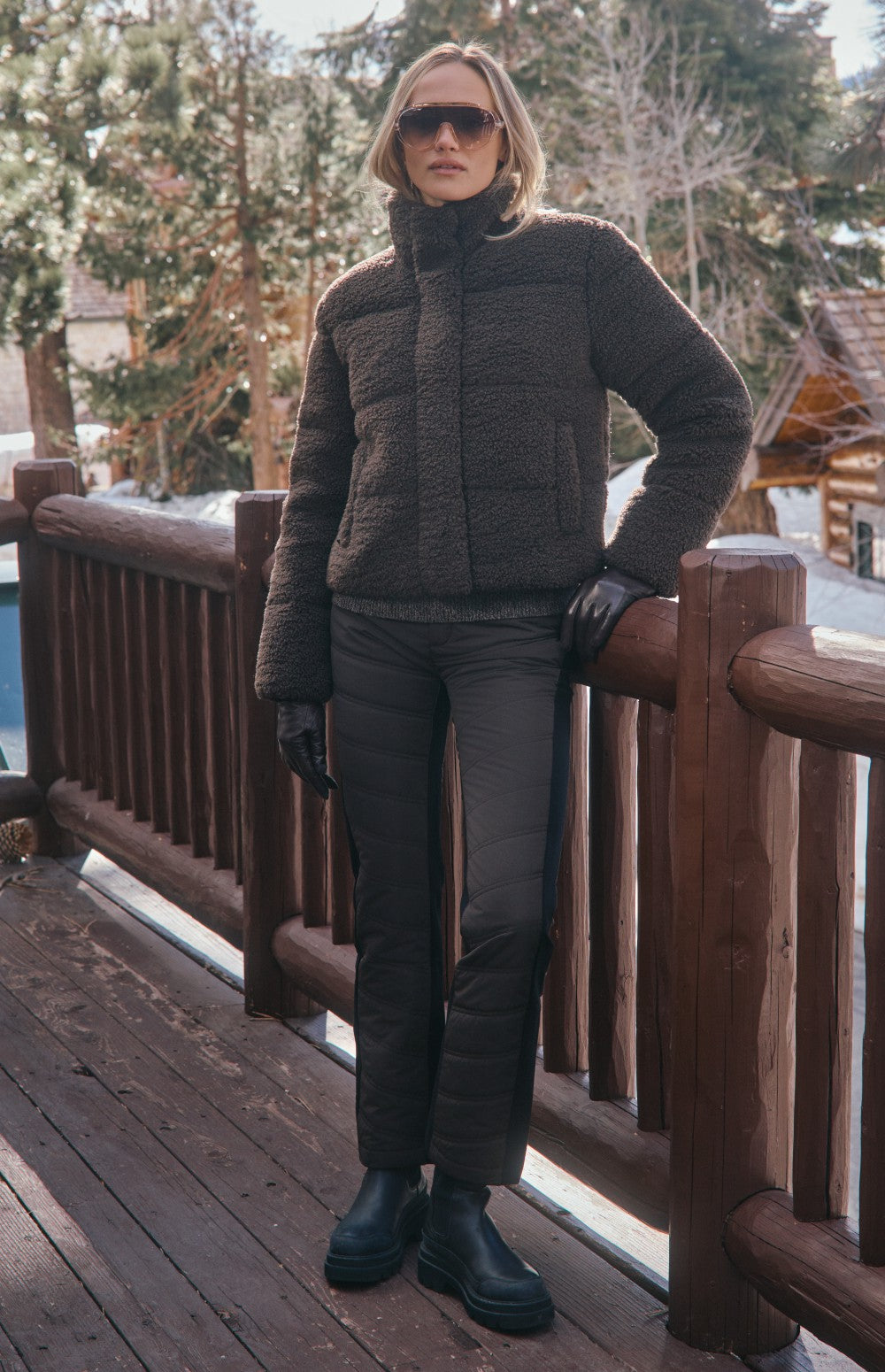 Serac Shearling Jacket, Coffee | Alp N Rock Alp N Rock Womens Outerwear Serac Shearling Jacket | Coffee