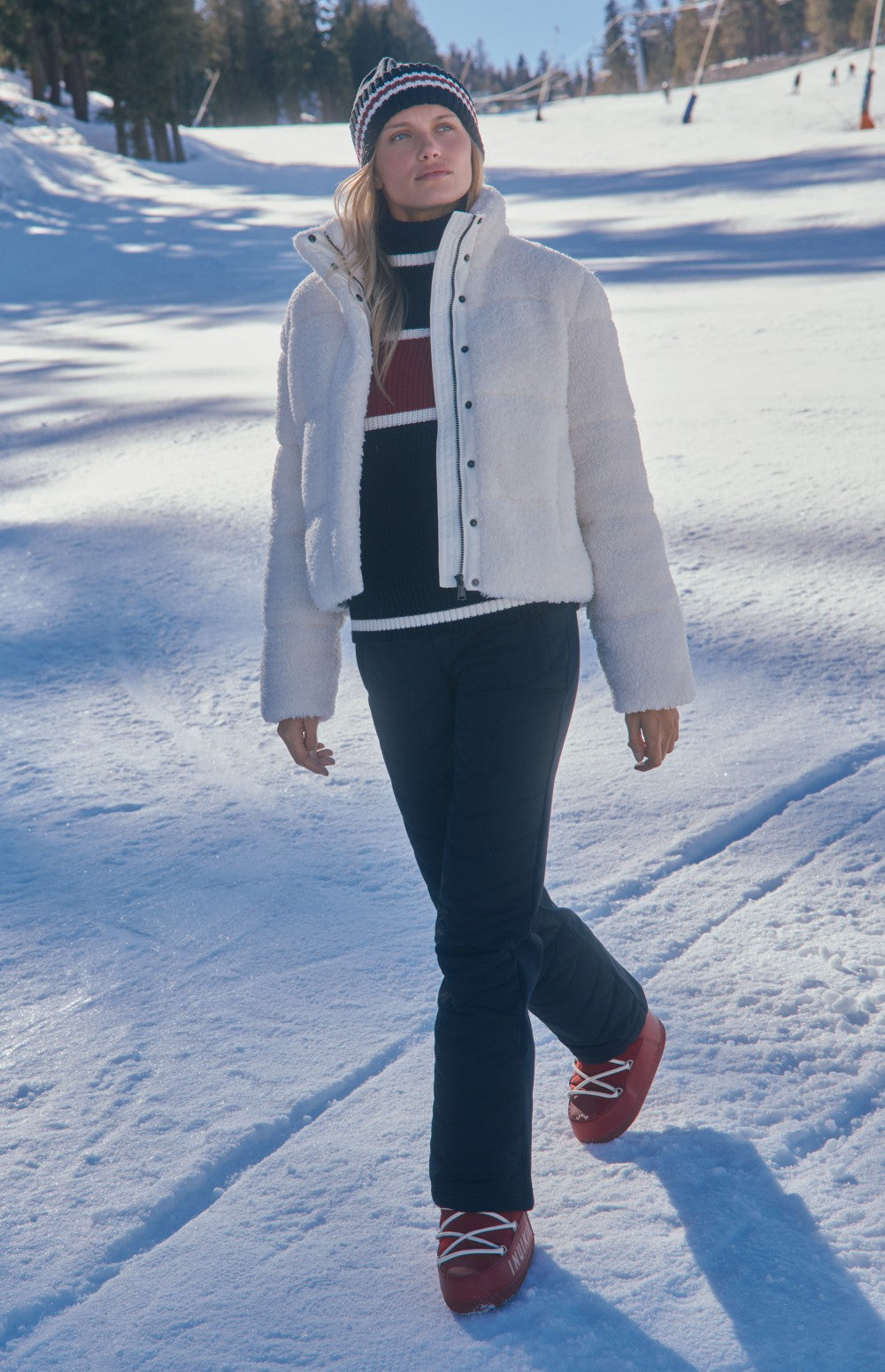 Serac Shearling Jacket, Ivory | Alp N Rock Alp N Rock Womens Outerwear Serac Shearling Jacket | Ivory