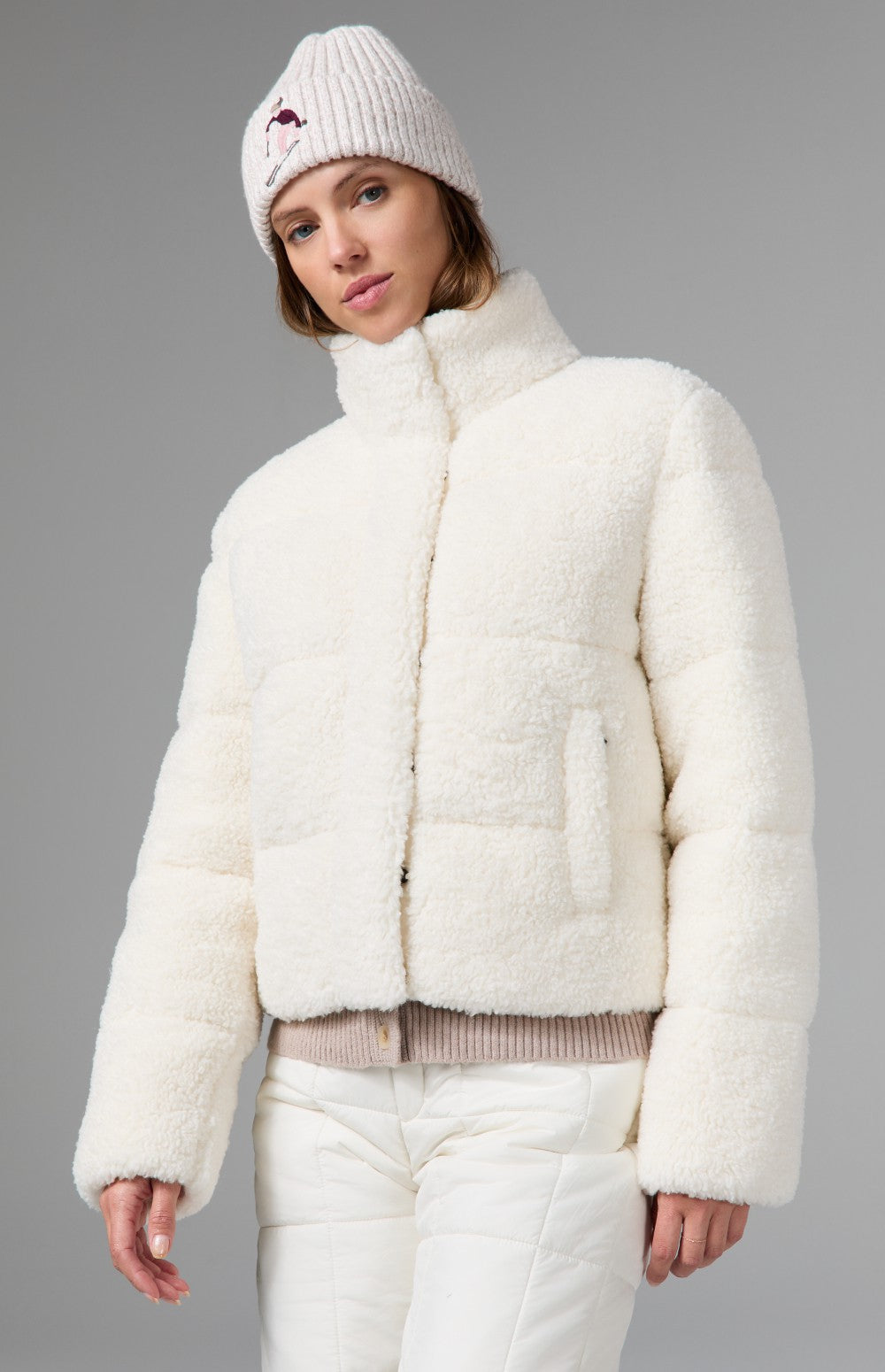 Serac Shearling Jacket, Ivory | Alp N Rock Alp N Rock Womens Outerwear Serac Shearling Jacket | Ivory