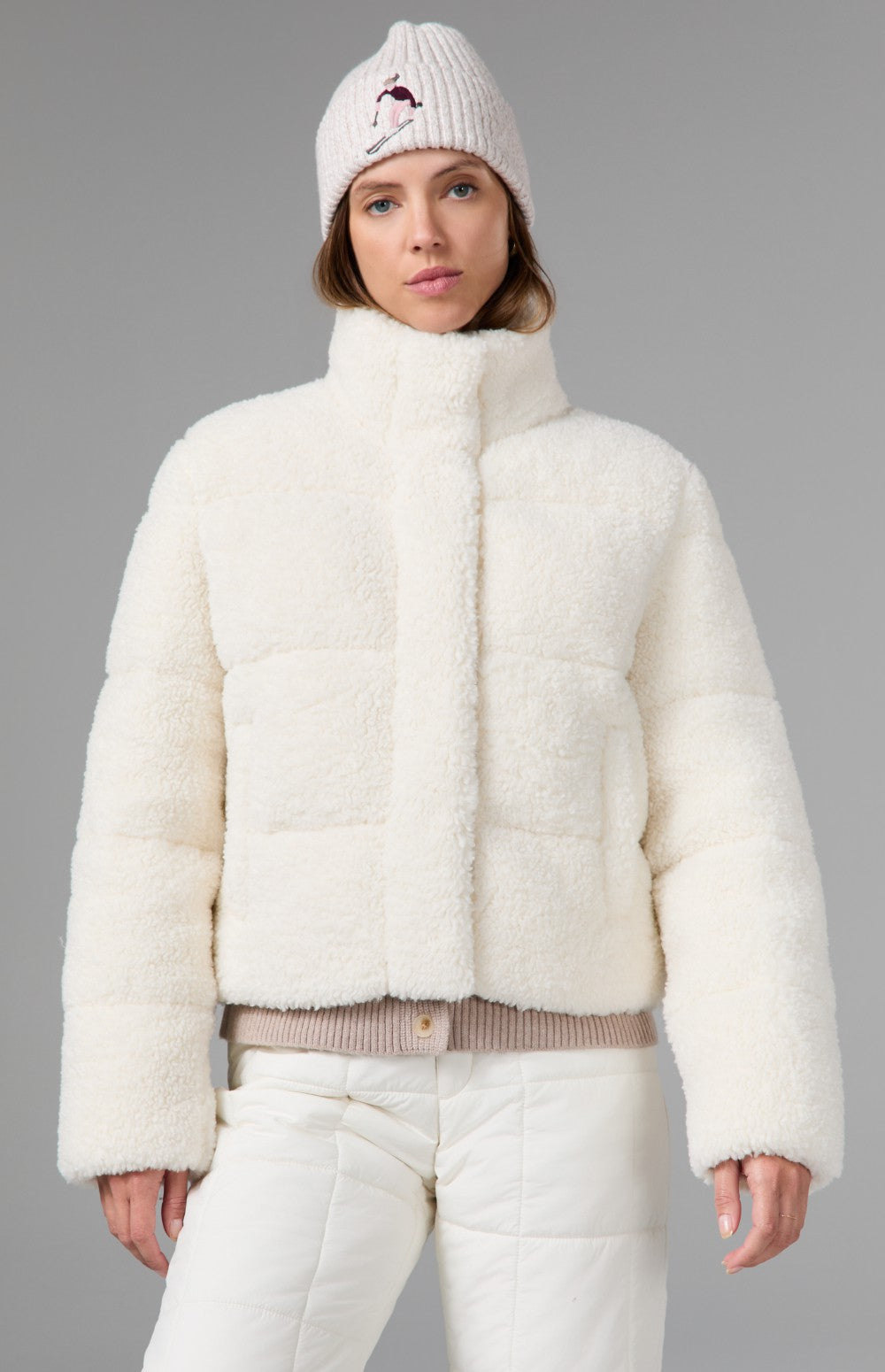 Serac Shearling Jacket, Ivory | Alp N Rock Alp N Rock Womens Outerwear Serac Shearling Jacket | Ivory