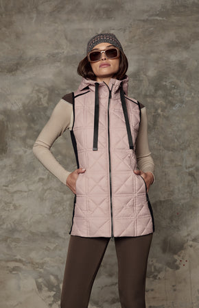 Sinclair Hooded Long Vest