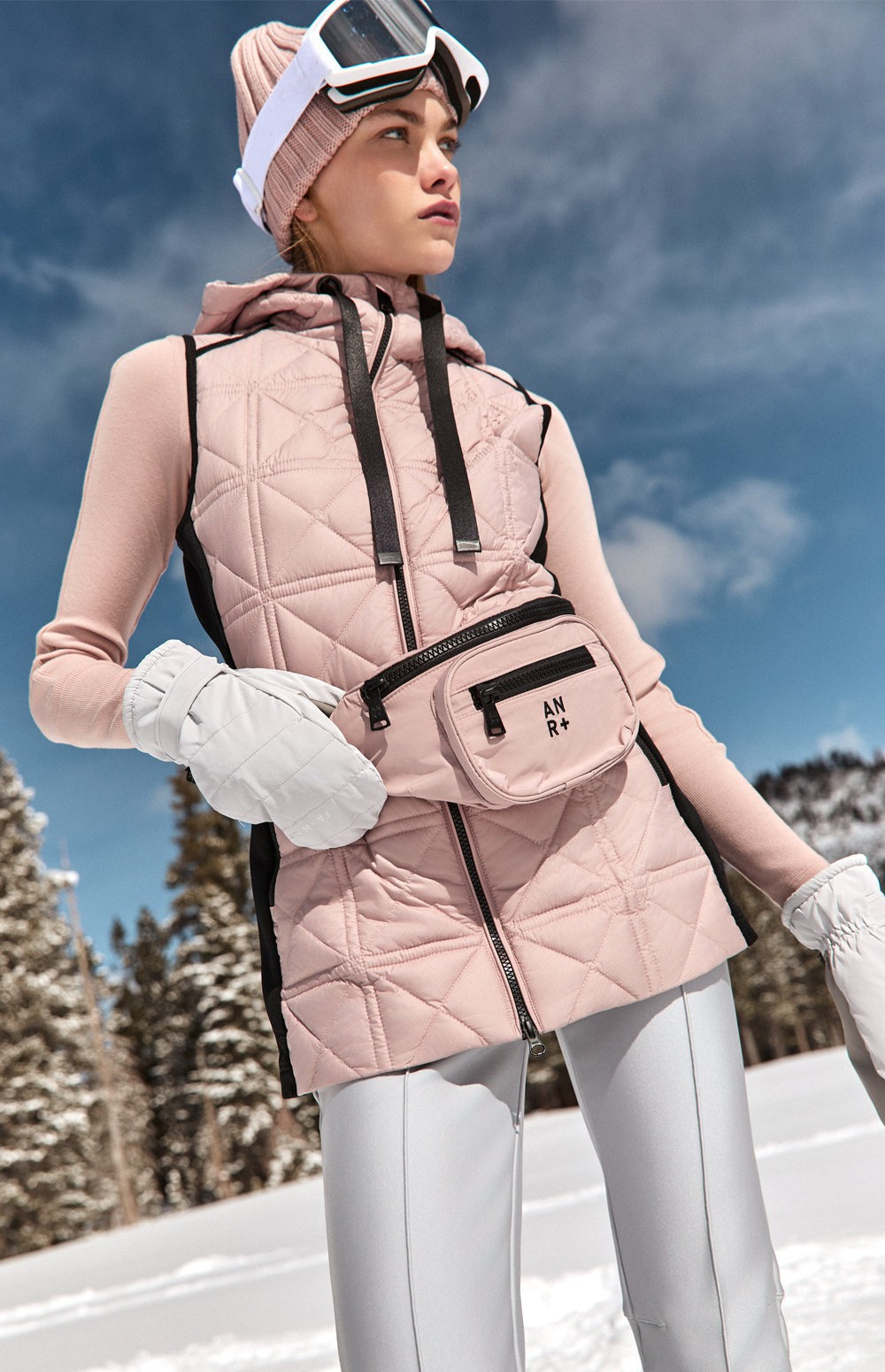 Sinclair Hooded Long Vest, Rose | Alp N Rock Alp N Rock Womens Outerwear Sinclair Hooded Long Vest | Rose