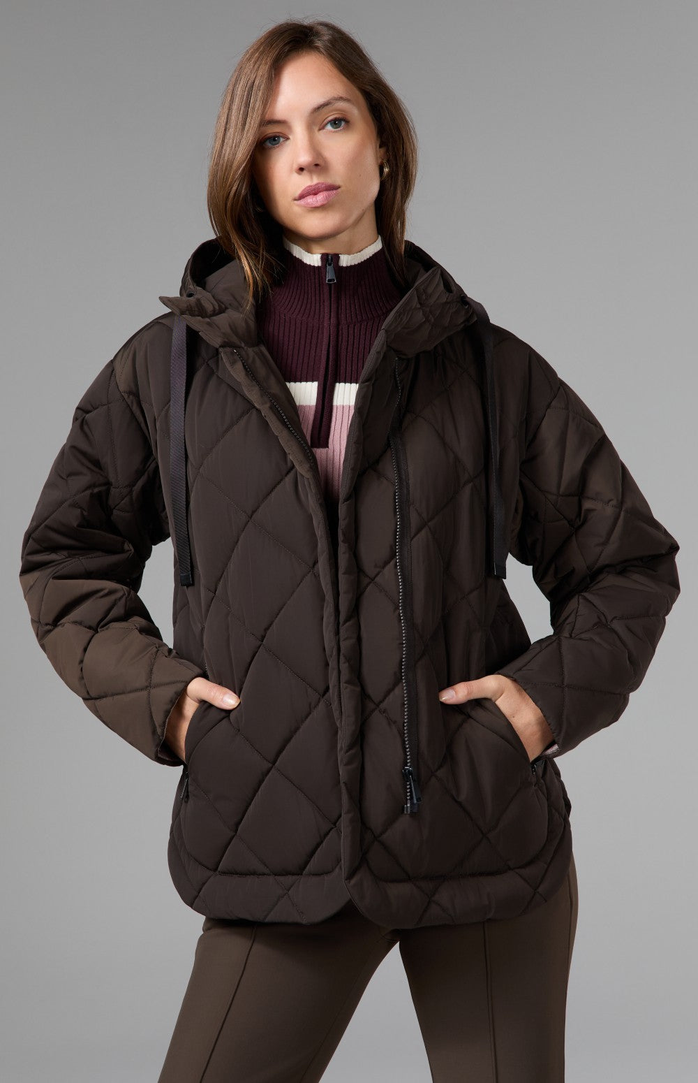 Skyline Hooded Jacket, Coffee | Alp N Rock Alp N Rock Womens Outerwear Skyline Hooded Jacket | Coffee