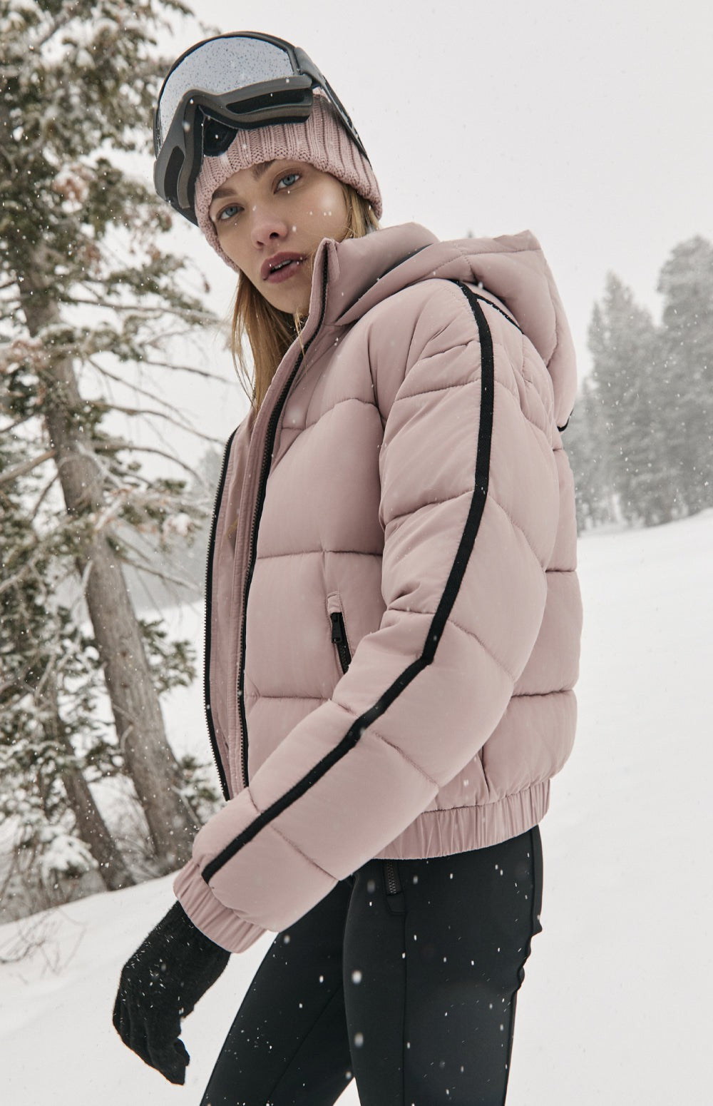 Whitney Puffer Jacket, Rose | Alp N Rock Alp N Rock Womens Outerwear Whitney Puffer Jacket | Rose