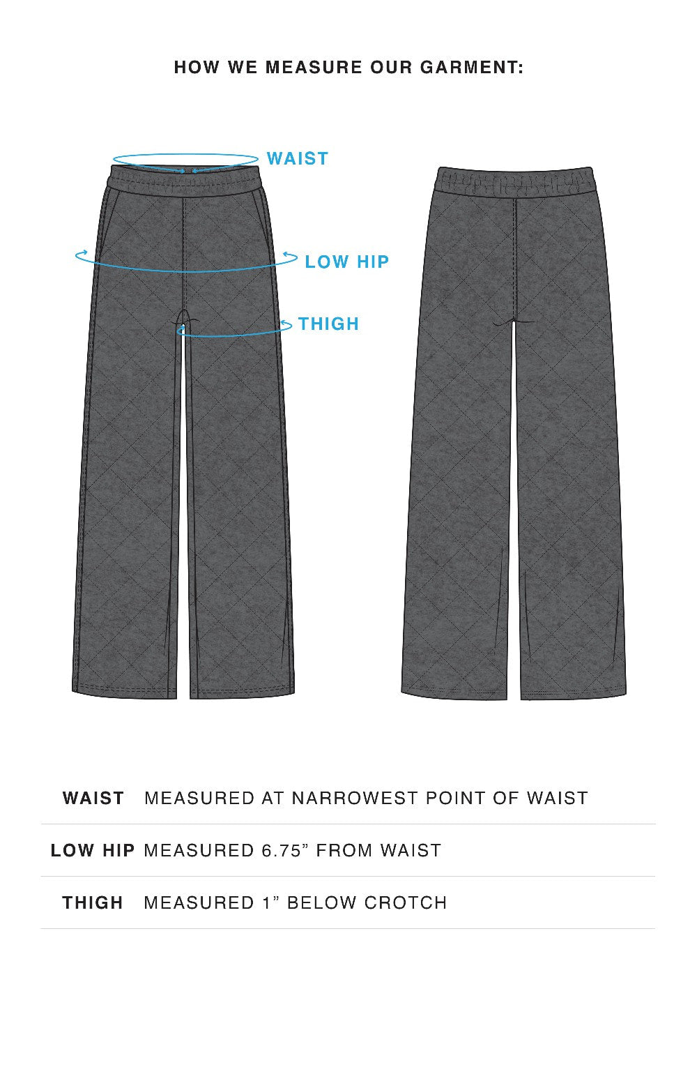 Alp N Rock Abby Pant, heather brown quilted wide leg pant for women
