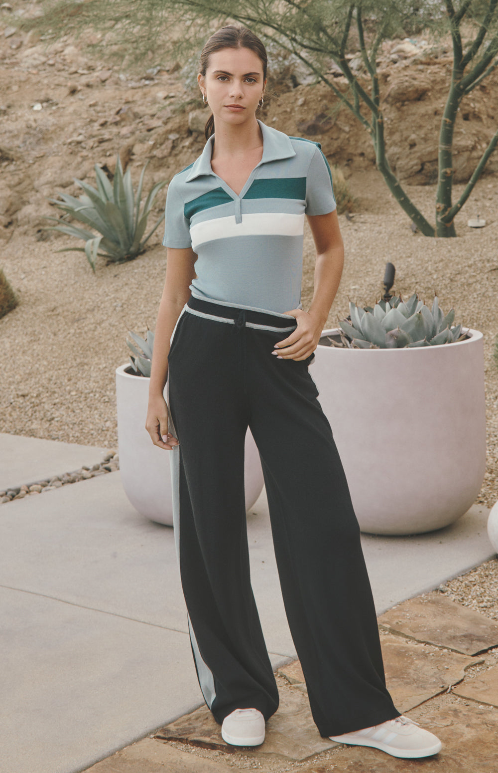 August Wide Leg Knit Lounge Pant, Black | Alp N Rock Alp N Rock Womens Pant August Wide Leg Knit Lounge Pant | Black