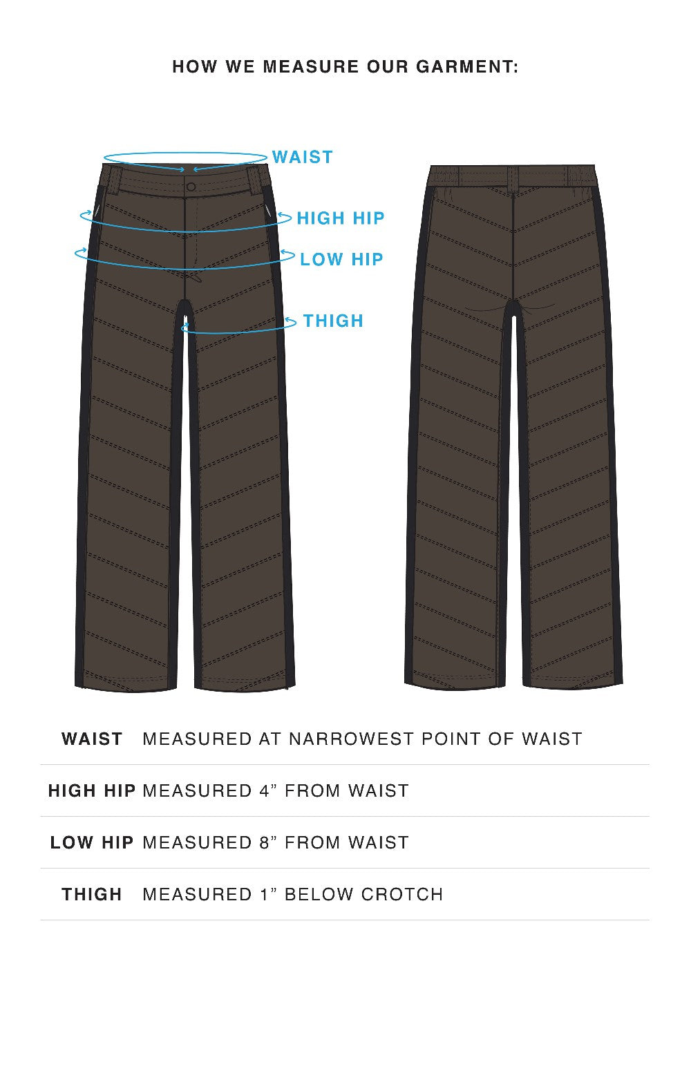 Alp N Rock Kaja Pant, black quilted cold weather straight leg pant for women