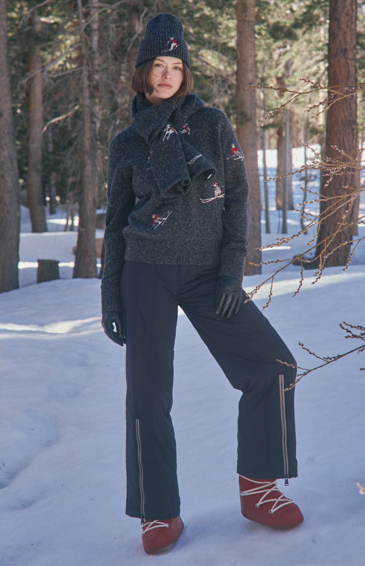 Meribel Wide Leg Pant, Black | Alp N Rock Alp N Rock Womens Pant Meribel Wide Leg Pant | Black