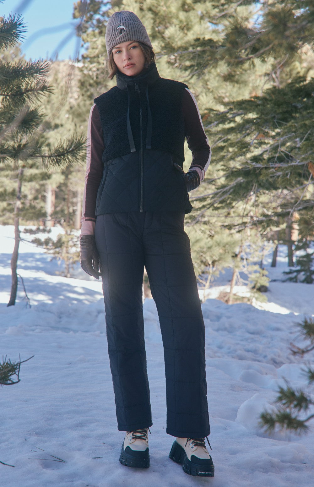 Sammie Quilted Pant, Black | Alp N Rock Alp N Rock Womens Pant Sammie Quilted Pant | Black