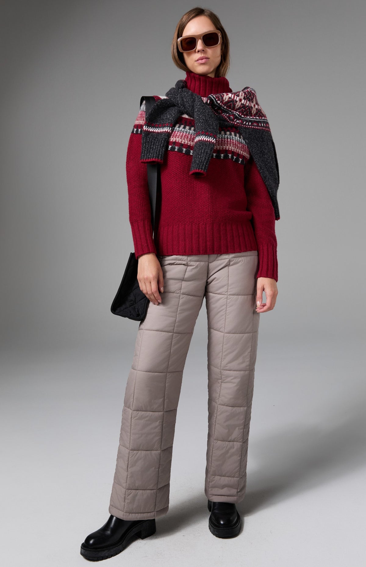 Sammie Quilted Pant, Fossil | Alp N Rock Alp N Rock Womens Pant Sammie Quilted Pant | Fossil