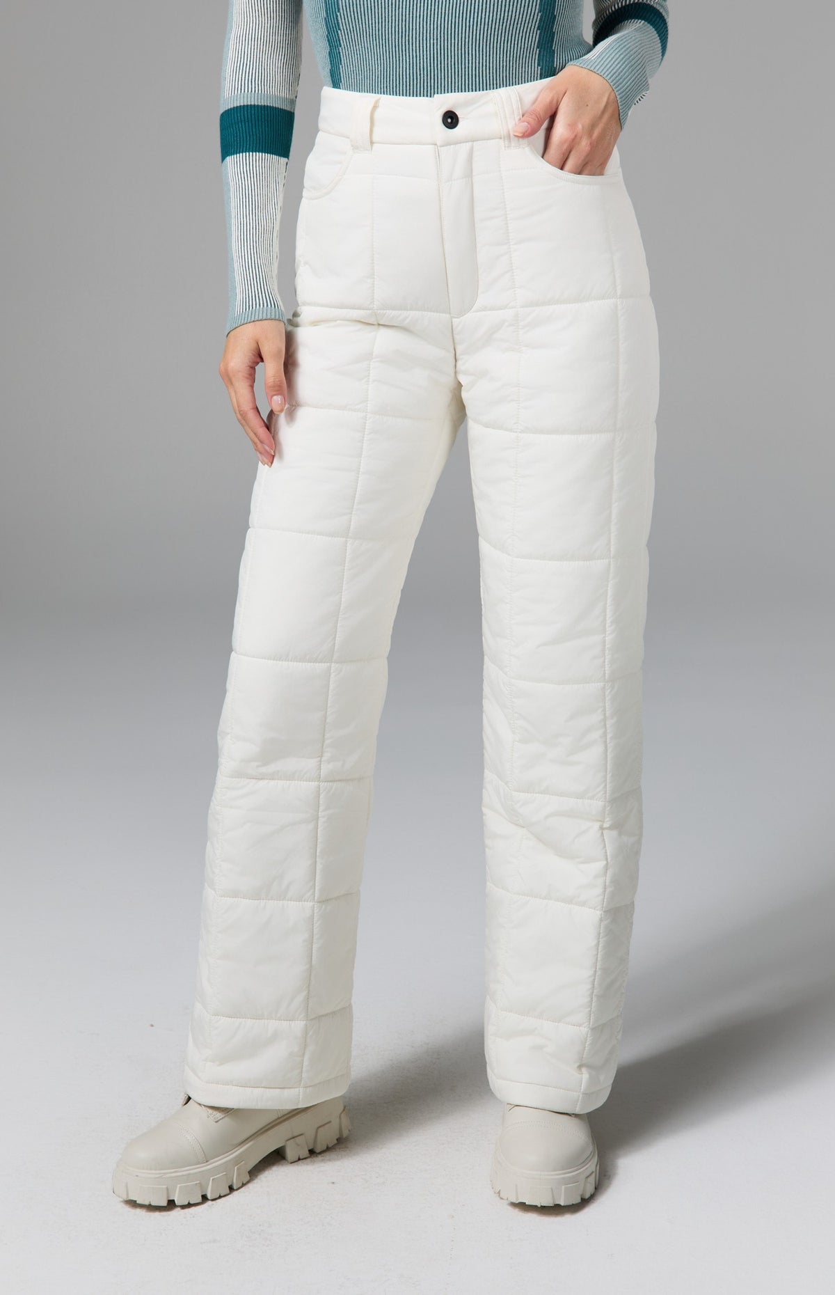 Sammie Quilted Pant, Ivory | Alp N Rock Alp N Rock Womens Pant Sammie Quilted Pant | Ivory