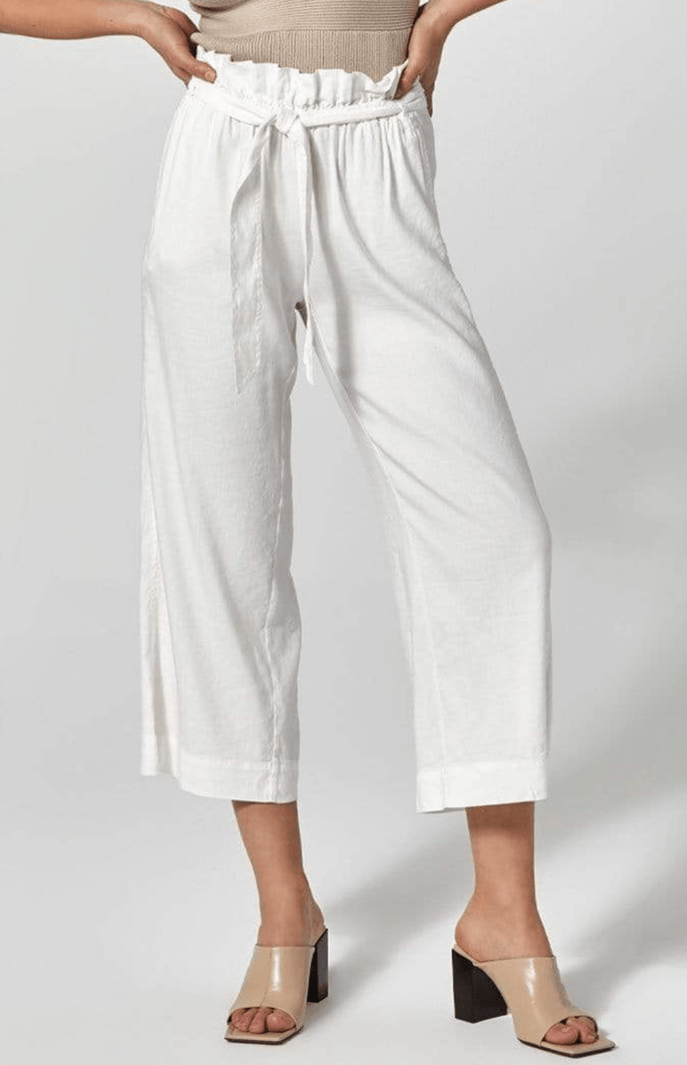 【ORIMI】CROPPED BIG SLACKS Women's NoGa Naturale Cotton Wide Leg Crop Pants | Duluth Trading