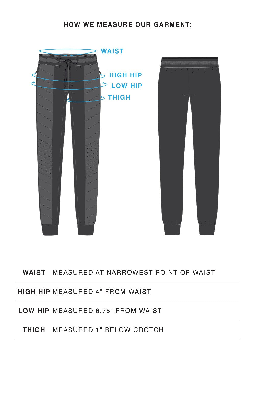 Vallon Jogger Pant by Alp N Rock, Women's Black Pant With Quilting and Drawstring Waist