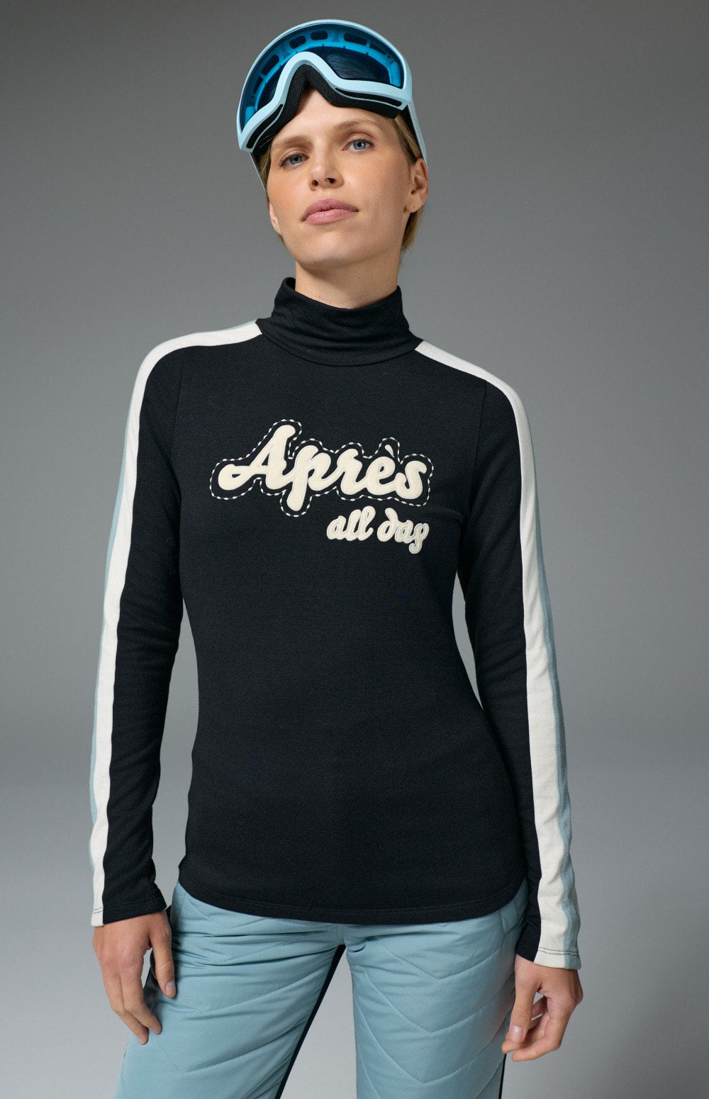 Apres All Day Mock Neck, Black | Alp N Rock Alp N Rock Womens Shirt Apres All Day Mock Neck | Black