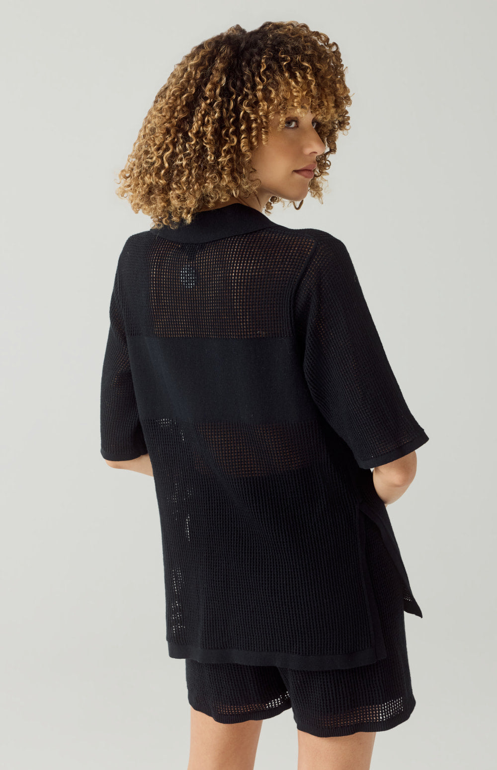 Ayesha Polo Sweater, Black | Alp N Rock Alp N Rock Womens Shirt Ayesha Polo Sweater | Black