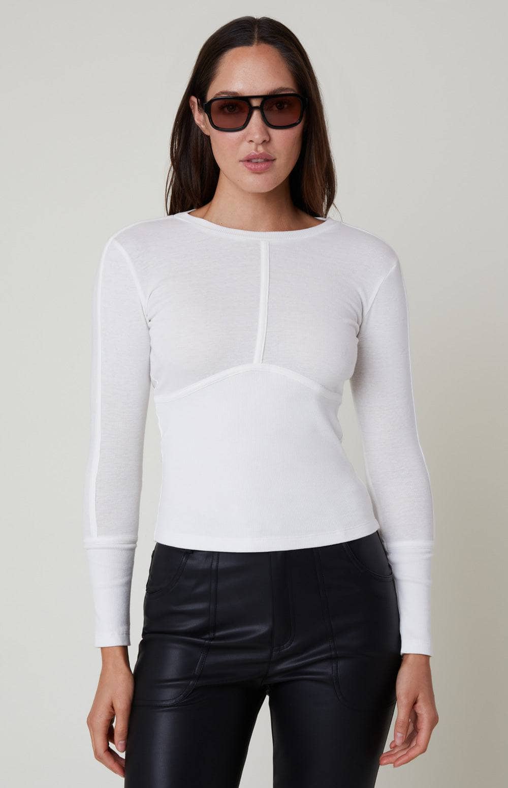 Delaney Knit Top, Off White | Alp N Rock | Women's Knit Top  Alp N Rock Womens Shirt Delaney Knit Top | Off White