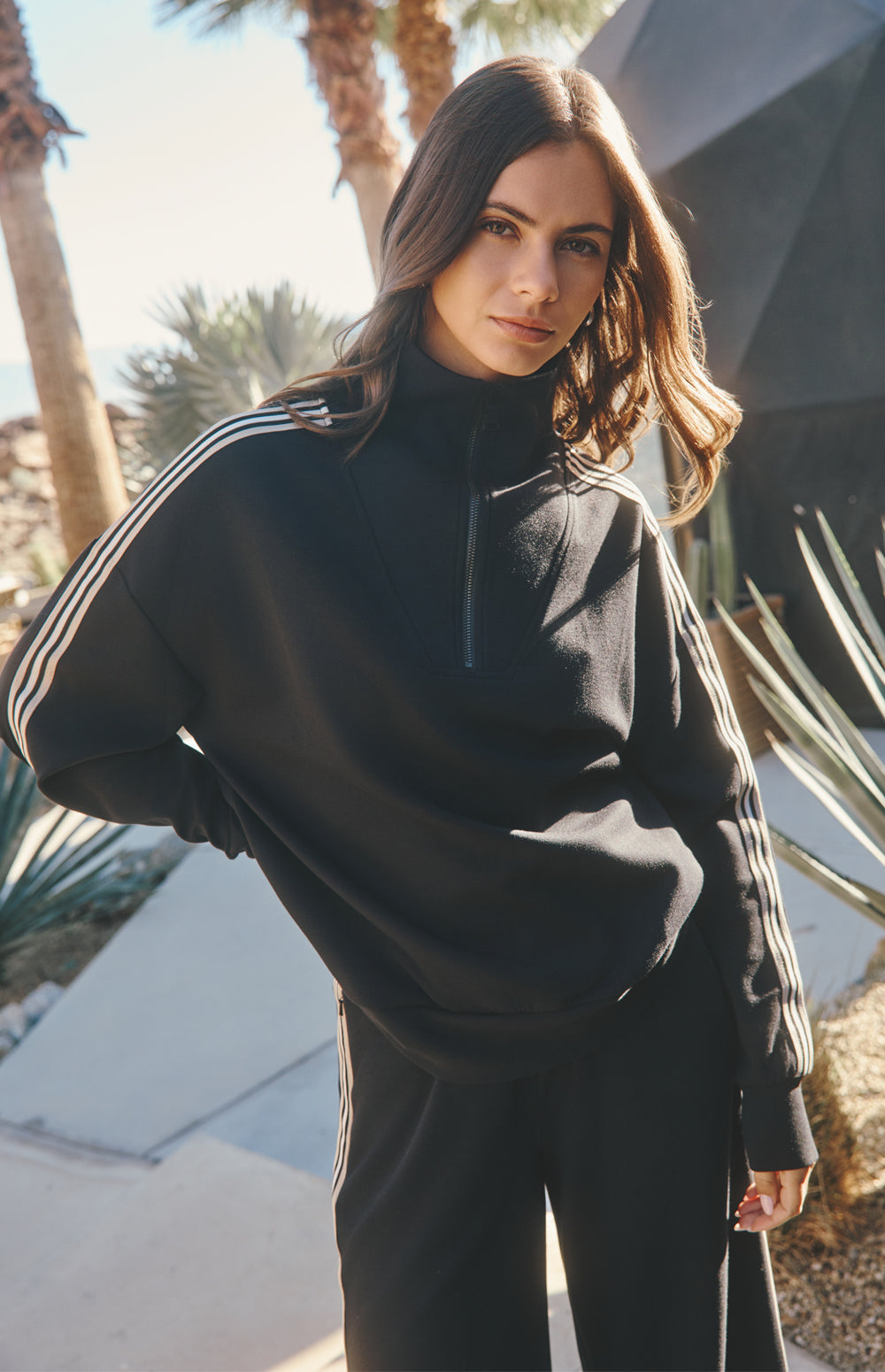 Kinsley Half Zip Pullover, Black | Alp N Rock | Women's Tops