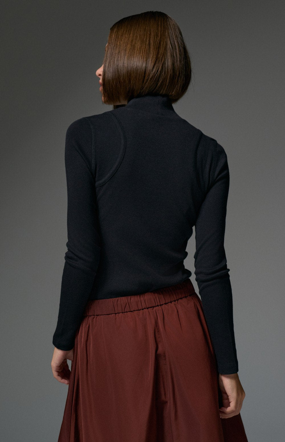 Laila Longsleeve Mock Neck, Black | Alp N Rock Alp N Rock Womens Shirt Laila Longsleeve Mock Neck | Black