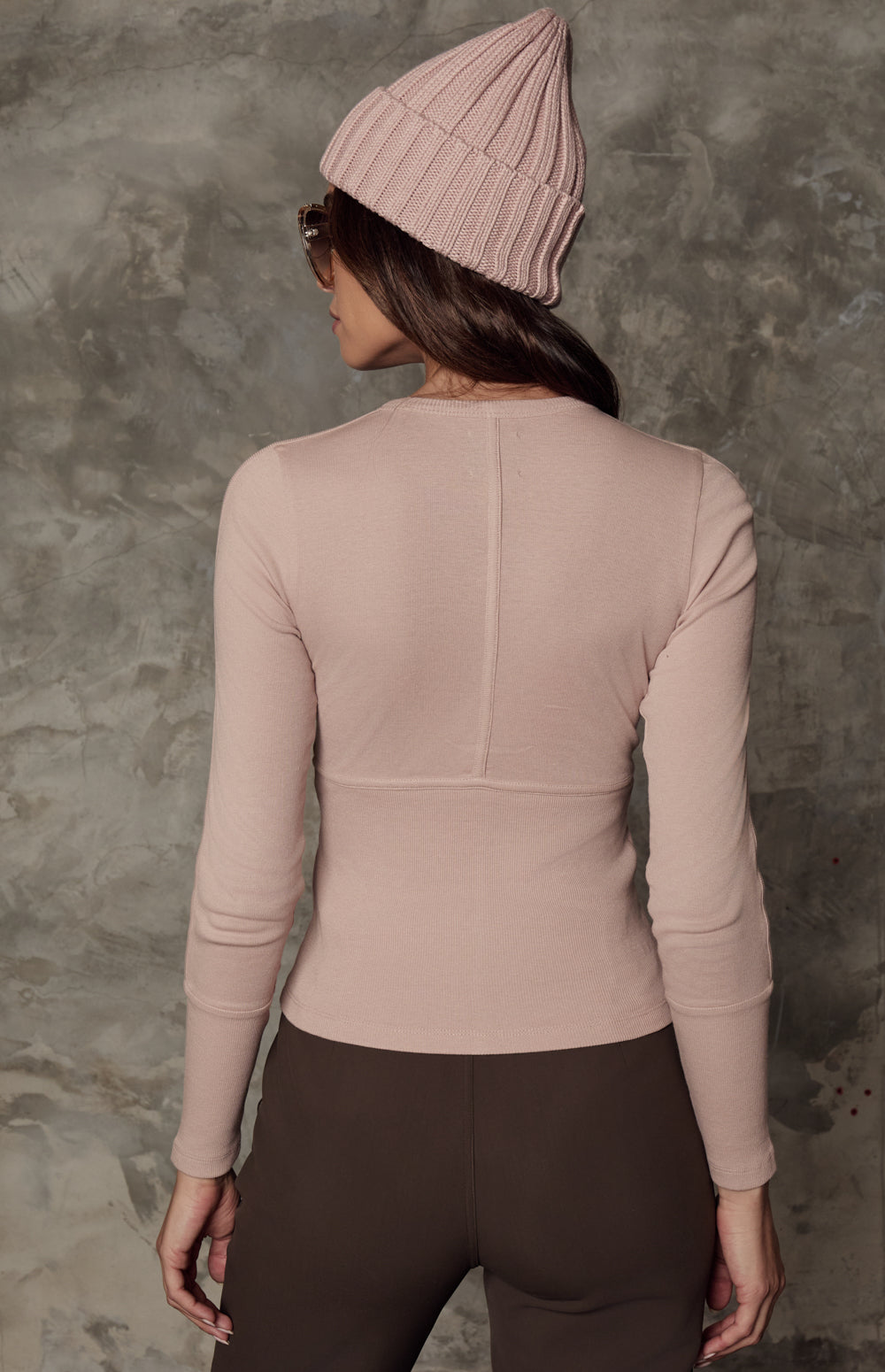 Layne Longsleeve Crew, Rose | Alp N Rock Alp N Rock Womens Shirt Layne Longsleeve Crew | Rose