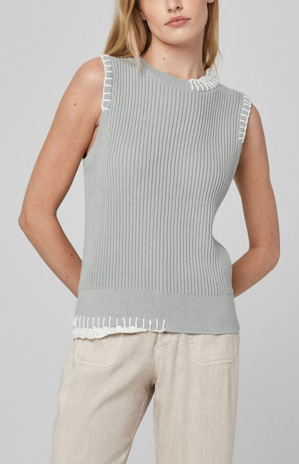 Taylor Knit Tank | Italian Sage - Preloved Alp N Rock Womens Shirt Taylor Knit Tank | Italian Sage - Preloved