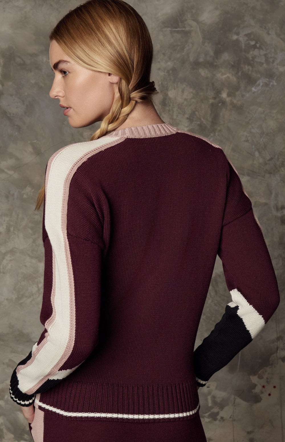 Aiken Retro Ski Sweater, Dark Cherry | Alp N Rock Alp N Rock Womens Sweater Aiken Retro Ski Sweater | Dark Cherry