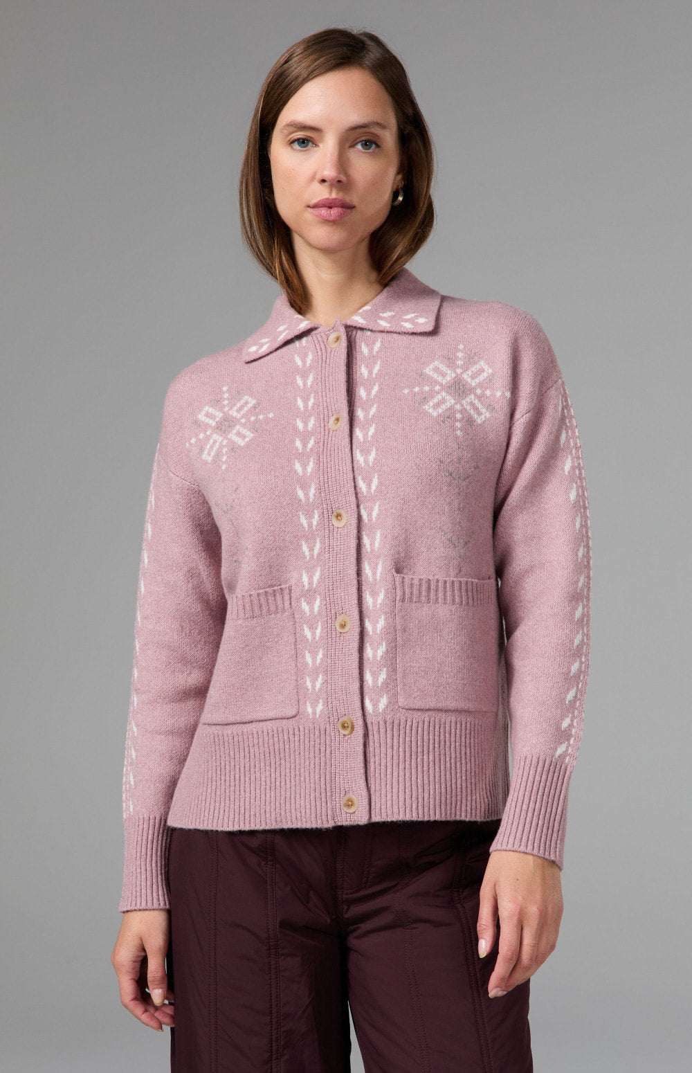 Cheyenne Cardigan, Smokey Rose | Alp N Rock Alp N Rock Womens Sweater Cheyenne Cardigan | Smokey Rose