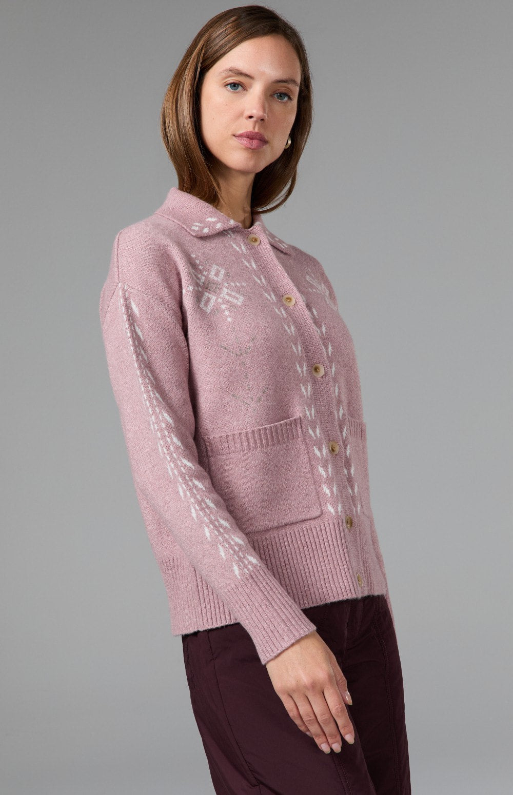 Cheyenne Cardigan, Smokey Rose | Alp N Rock Alp N Rock Womens Sweater Cheyenne Cardigan | Smokey Rose