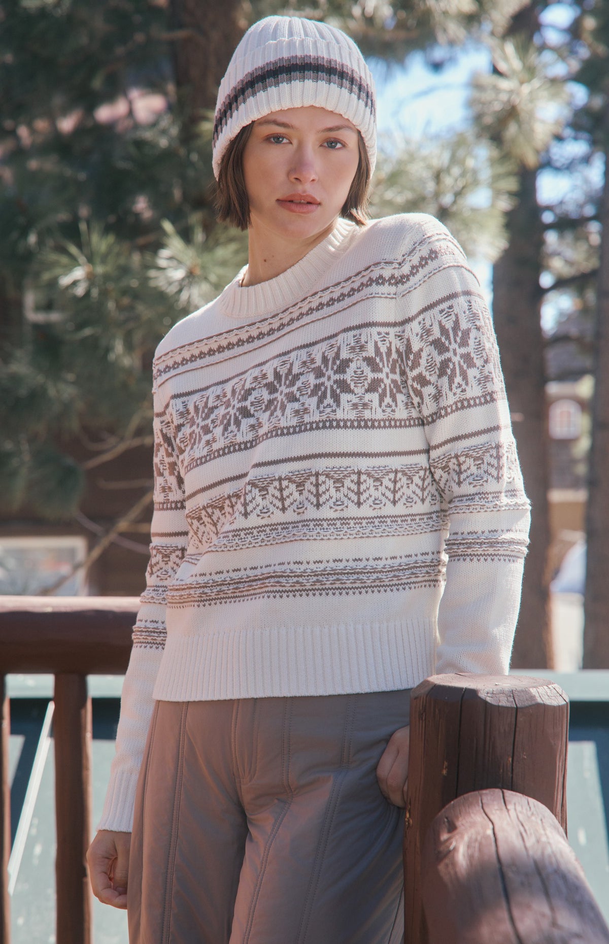 Danika Fair Isle Sweater, Ivory | Alp N Rock Alp N Rock Womens Sweater Danika Fair Isle Sweater | Ivory