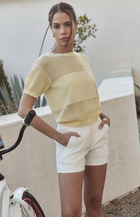 Emma Top | Soft Yellow