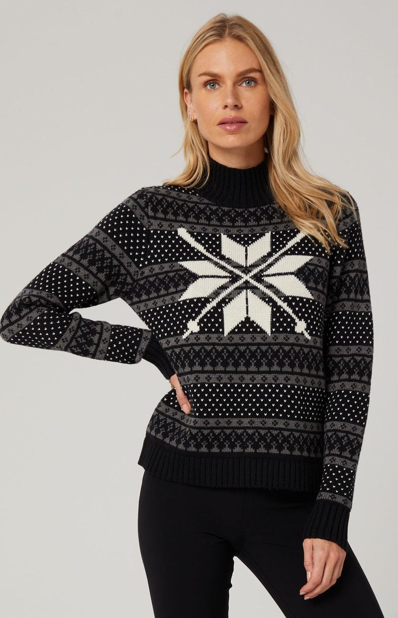 Alp N Rock Womens Sweater Gitte Mock Neck Sweater | Black