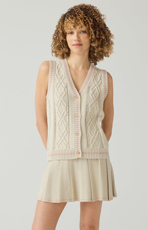 Jade Sweater Vest, Pumice | Alp N Rock
