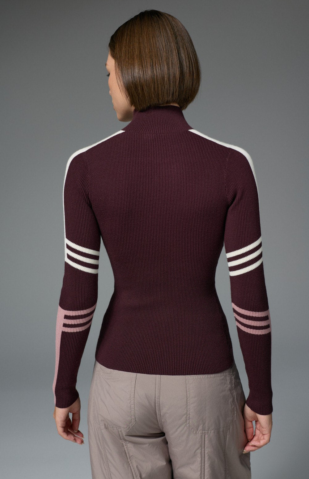 Kate 1/2 Zip Apres Sweater, Cabernet | Alp N Rock Alp N Rock Womens Sweater Kate 1/2 Zip Apres Sweater | Cabernet